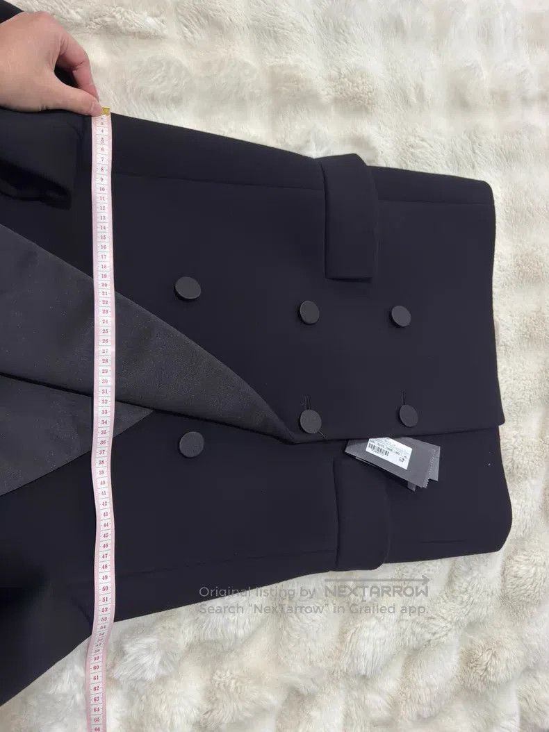 Other Saint Laurent Paris Smoking Double-breasted Tweed Coat Size US S / EU 44-46 / 1 - 6 Thumbnail