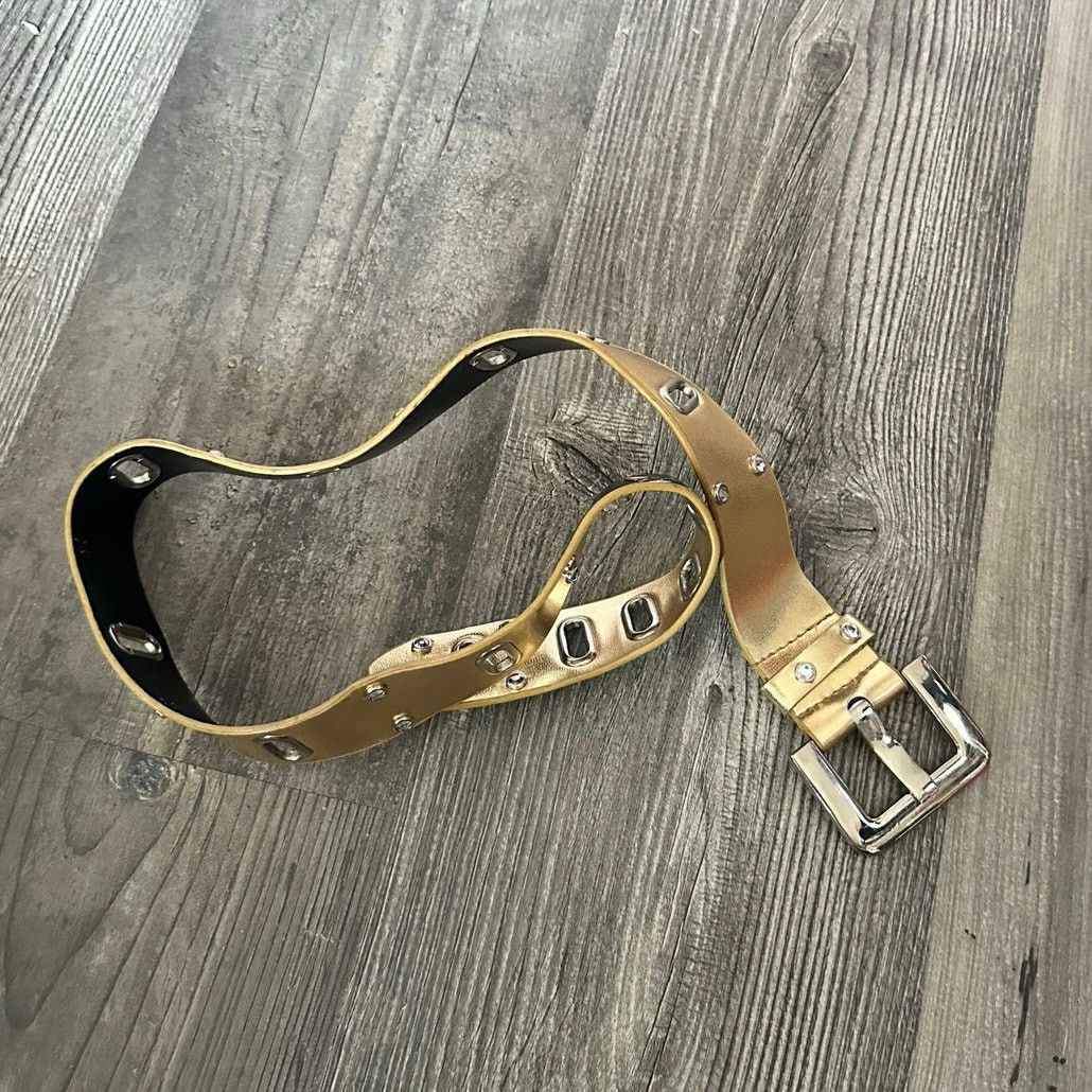 Other linea pelle gold silver hardware belt Size ONE SIZE - 1 Thumbnail