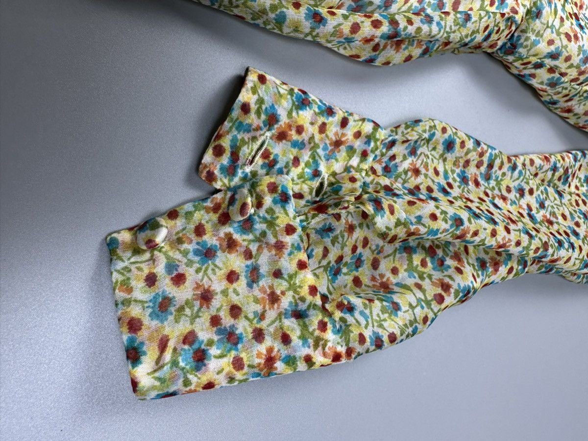 Saint Laurent Paris Saint Laurent Paris Silk Flower Button Up Dress Size M / US 6-8 / IT 42-44 - 6 Thumbnail