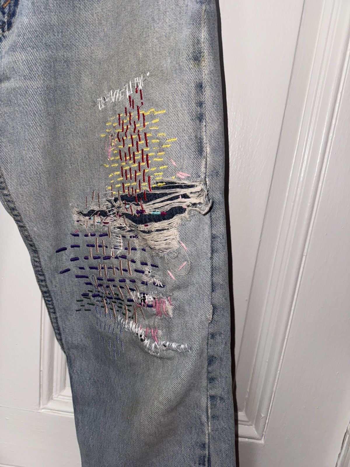 Kentucky Boy Tyler Kentucky boy Tyler Mock mend 505 Levi’s Jeans 2020 Size US 32 / EU 48 - 4 Thumbnail