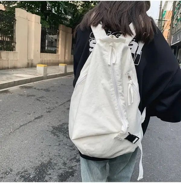 VIBE Fashion Canvas Backpack Bag Vintage Size ONE SIZE - 1 Thumbnail