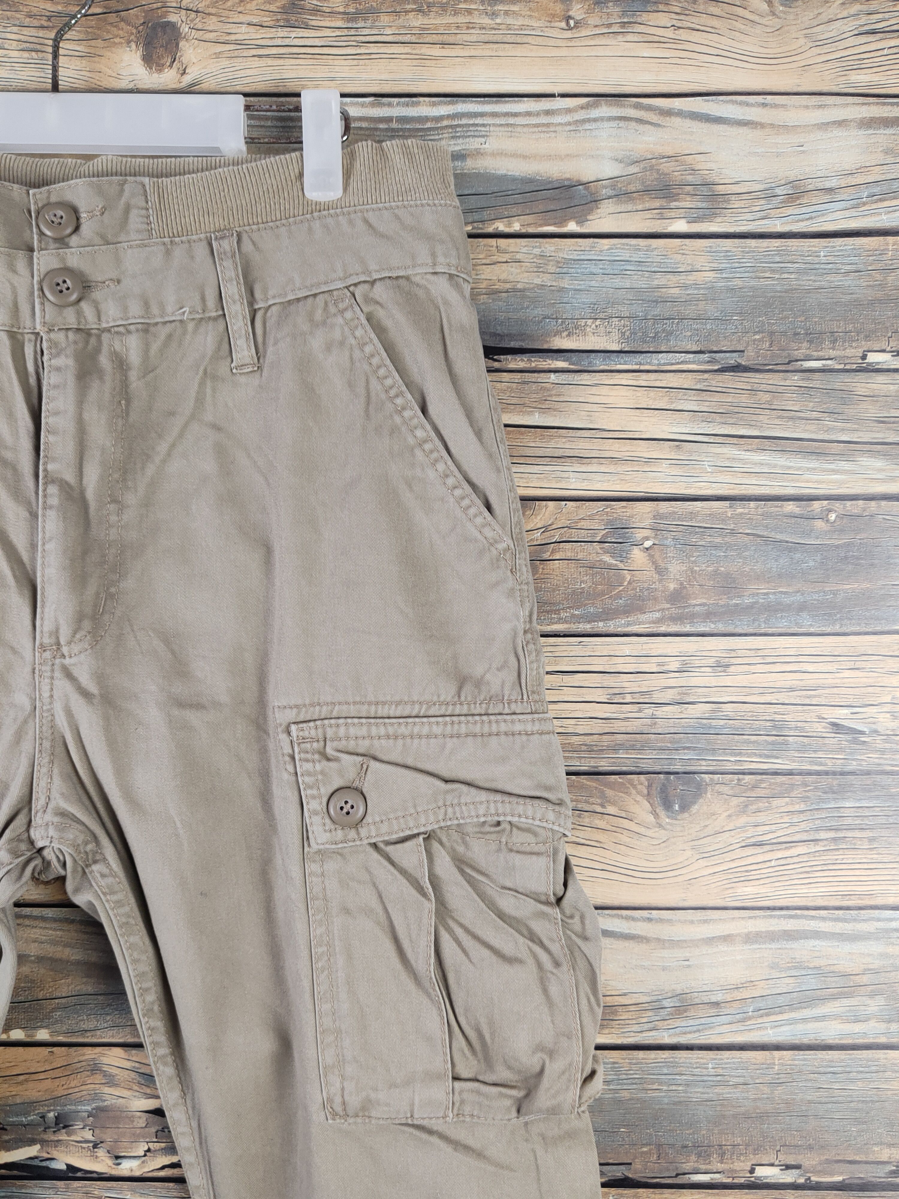 Japanese Brand DL Dominate double waist Beige Multipocket Cargo Pants #1957 Size US 32 / EU 48 - 5 Thumbnail