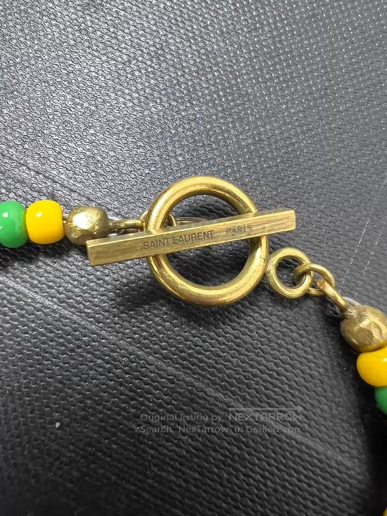 Saint Laurent Paris Saint Laurent Paris Colorful Bead Skateboard Pendant Neckl Size ONE SIZE - 4 Thumbnail