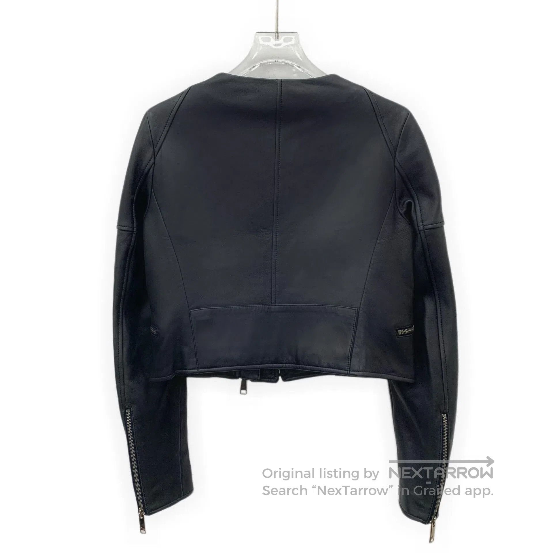 Dior Dior Black Sheepskin Leather Jacket. Size XS / US 0-2 / IT 36-38 - 2 Thumbnail