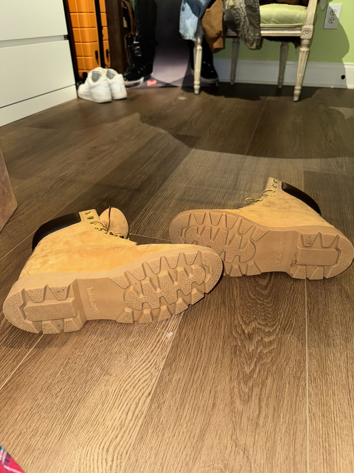 Timberland Iconic Mens Timberland Boots Size 9.5 Barely Worn Size US 9.5 / EU 42-43 - 8 Thumbnail