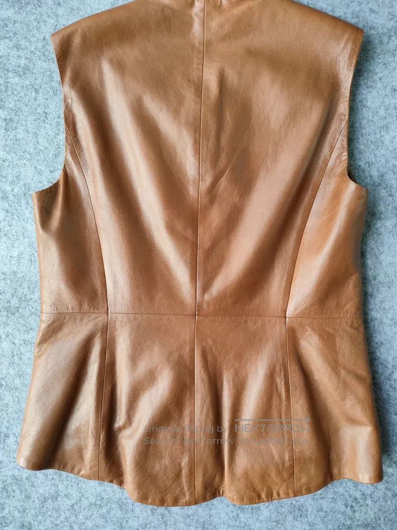 Brunello Cucinelli Brunello Cucinelli Real leather vest Size XS / US 0-2 / IT 36-38 - 2 Thumbnail