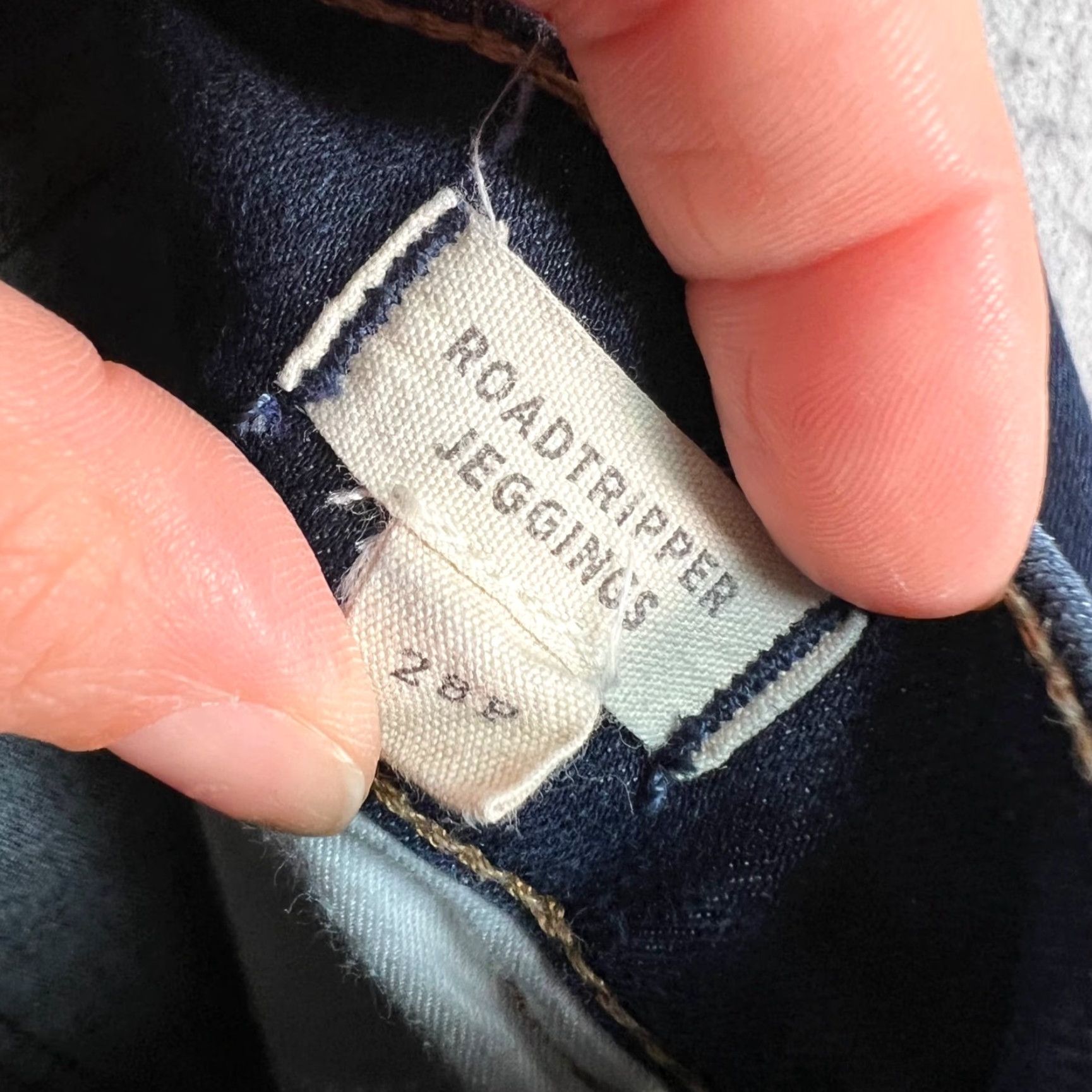 Madewell Madewell Roadtripper Jeans Denim Womens Size 28P High-Rise Dark Wash 5-Pocket Jegging Blue Denim Jeans Womens Size 28" / US 6 / IT 42 - 4 Thumbnail