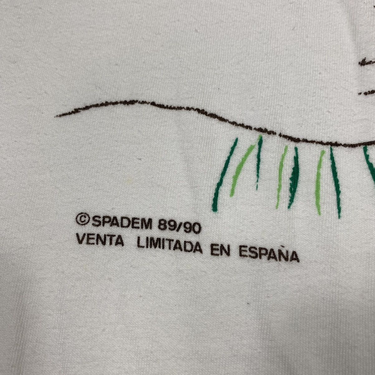 Vintage Vintage 80's PICASSO La Bouquet De La Paix Art Tee Shirt Size US XL / EU 56 / 4 - 4 Thumbnail