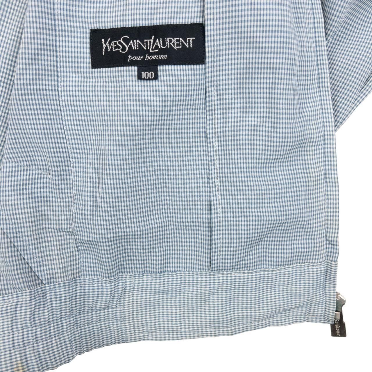 Yves Saint Laurent YSL Yves Saint Laurent Lightweight Bomber Jacket Size L Size US L / EU 52-54 / 3 - 5 Thumbnail