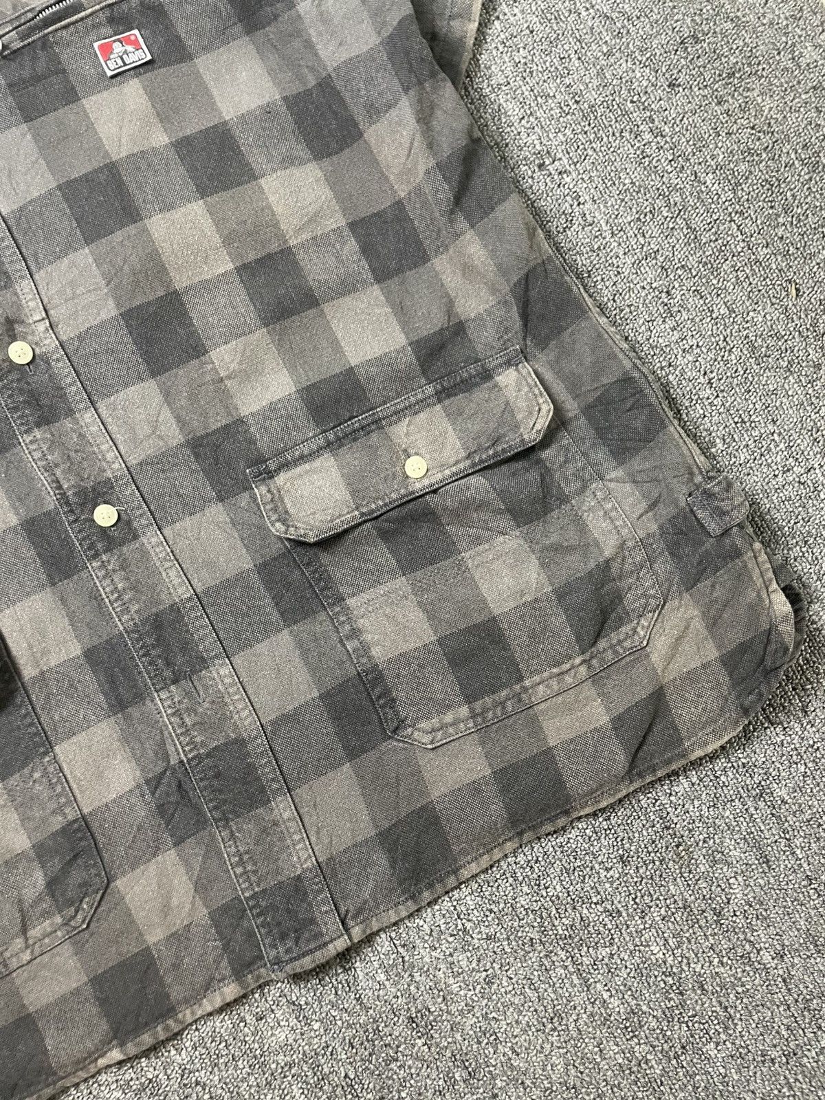 Ben Davis Ben Davis Plaid Twill Short Sleeve Button Up Shirts (180) Size US L / EU 52-54 / 3 - 3 Thumbnail