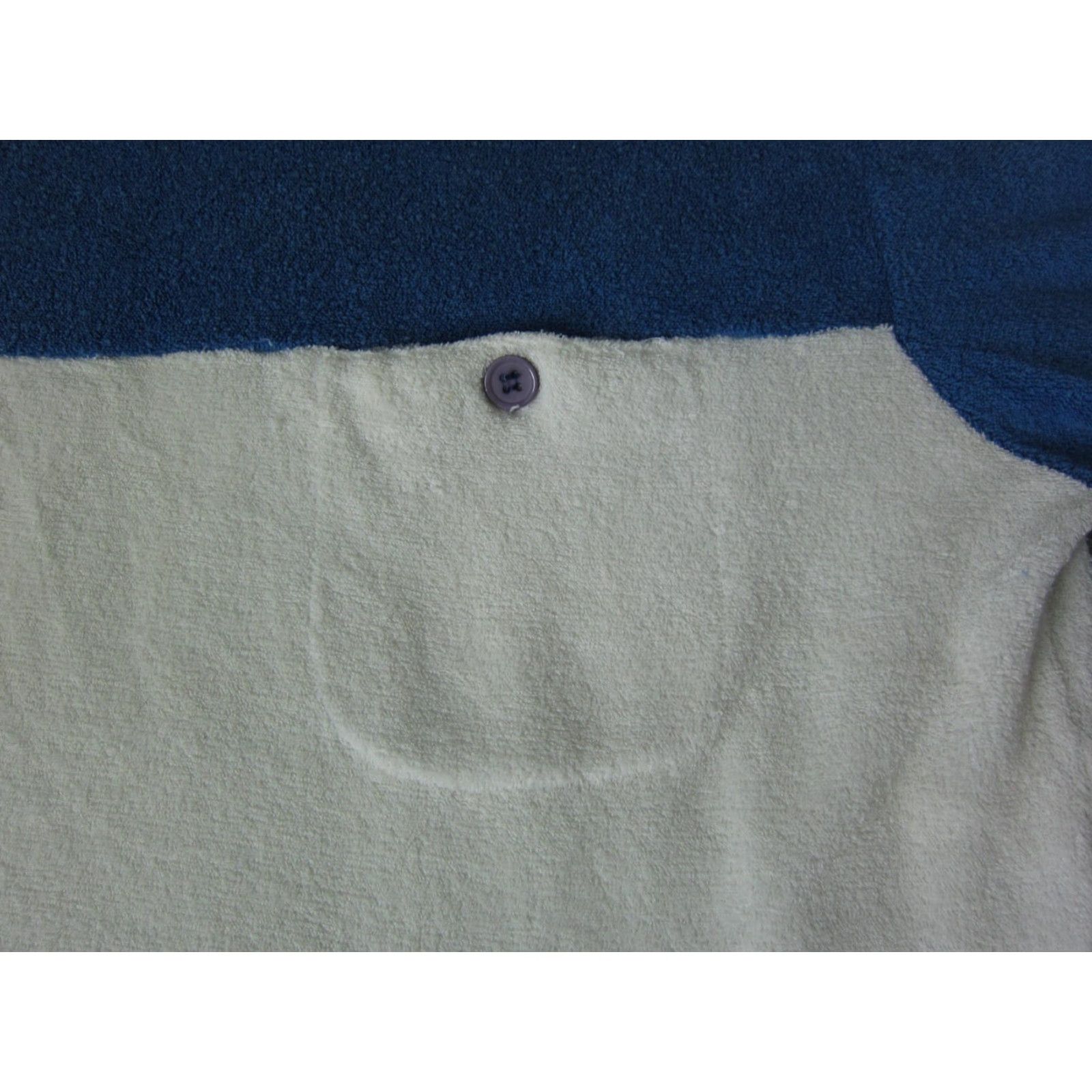 Vintage VINTAGE Justin Blake Shirt Mens L White Blue Yellow Terry 70s 70s Beer College School Pocket Crew Neck T-Shirt Cotton Short Sleeve Jersey Size US L / EU 52-54 / 3 - 3 Thumbnail