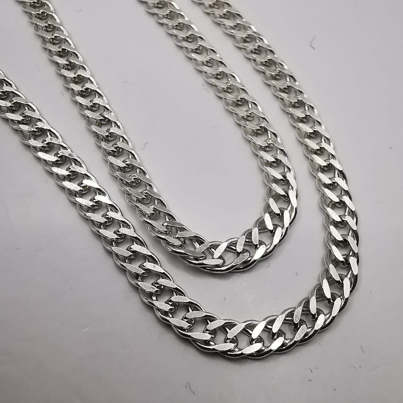 Sterling Silver Vintage Chain Necklece,925 Sterling Silver,Signed , 10,99g Size ONE SIZE - 5 Thumbnail