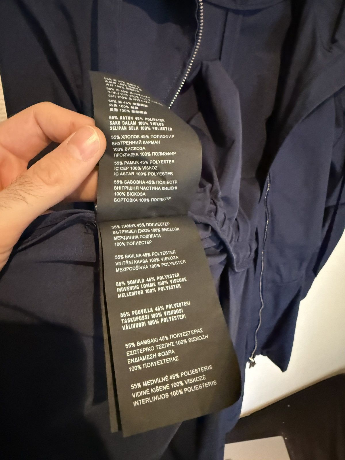 Prada Prada Hooded Raincoat Navy Technical Jacket Size S (IT 42) Size S / US 4 / IT 40 - 9 Thumbnail