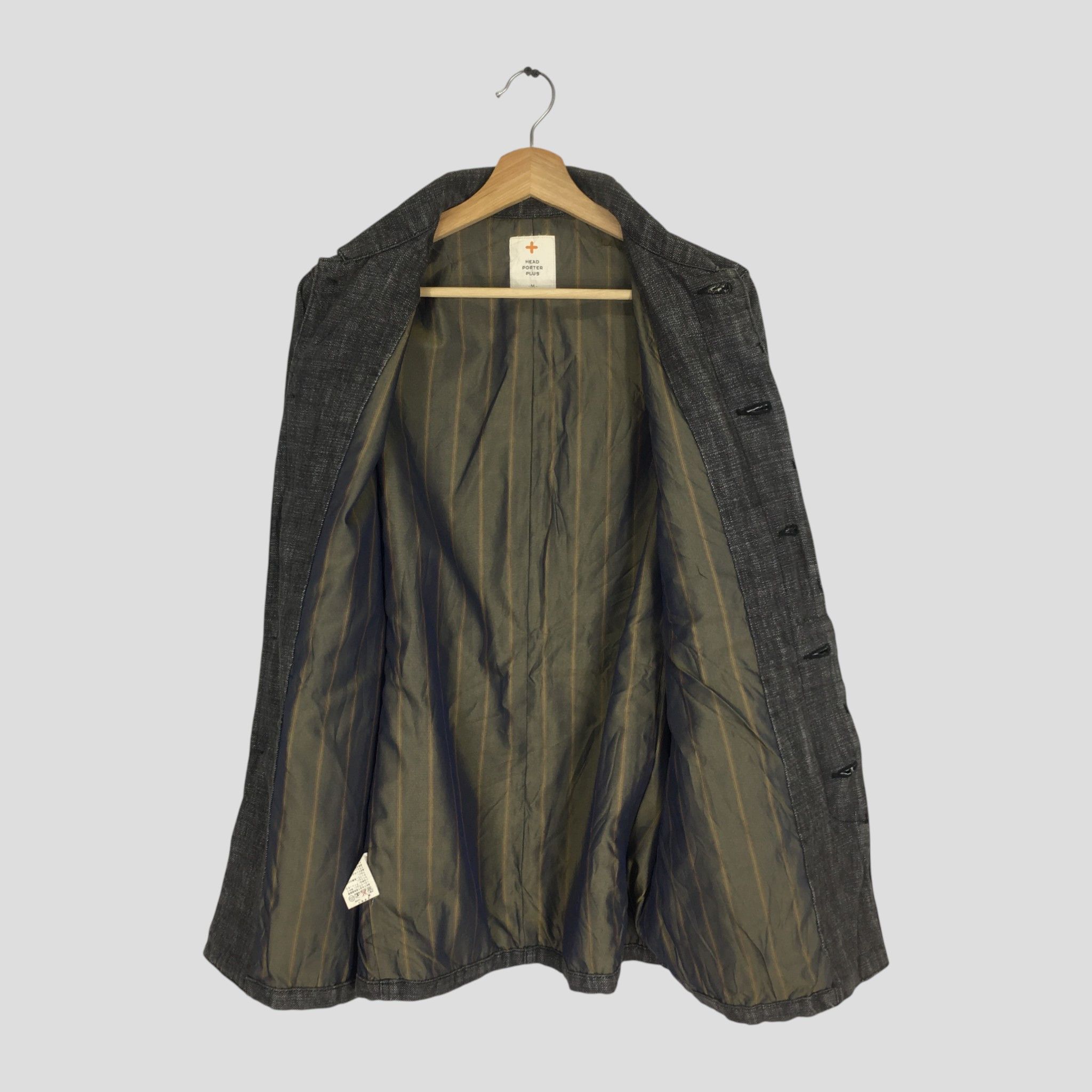 Head Porter Vintage Head Porter Plus Japan Black Denim Jeans Jacket Size US M / EU 48-50 / 2 - 2 Thumbnail