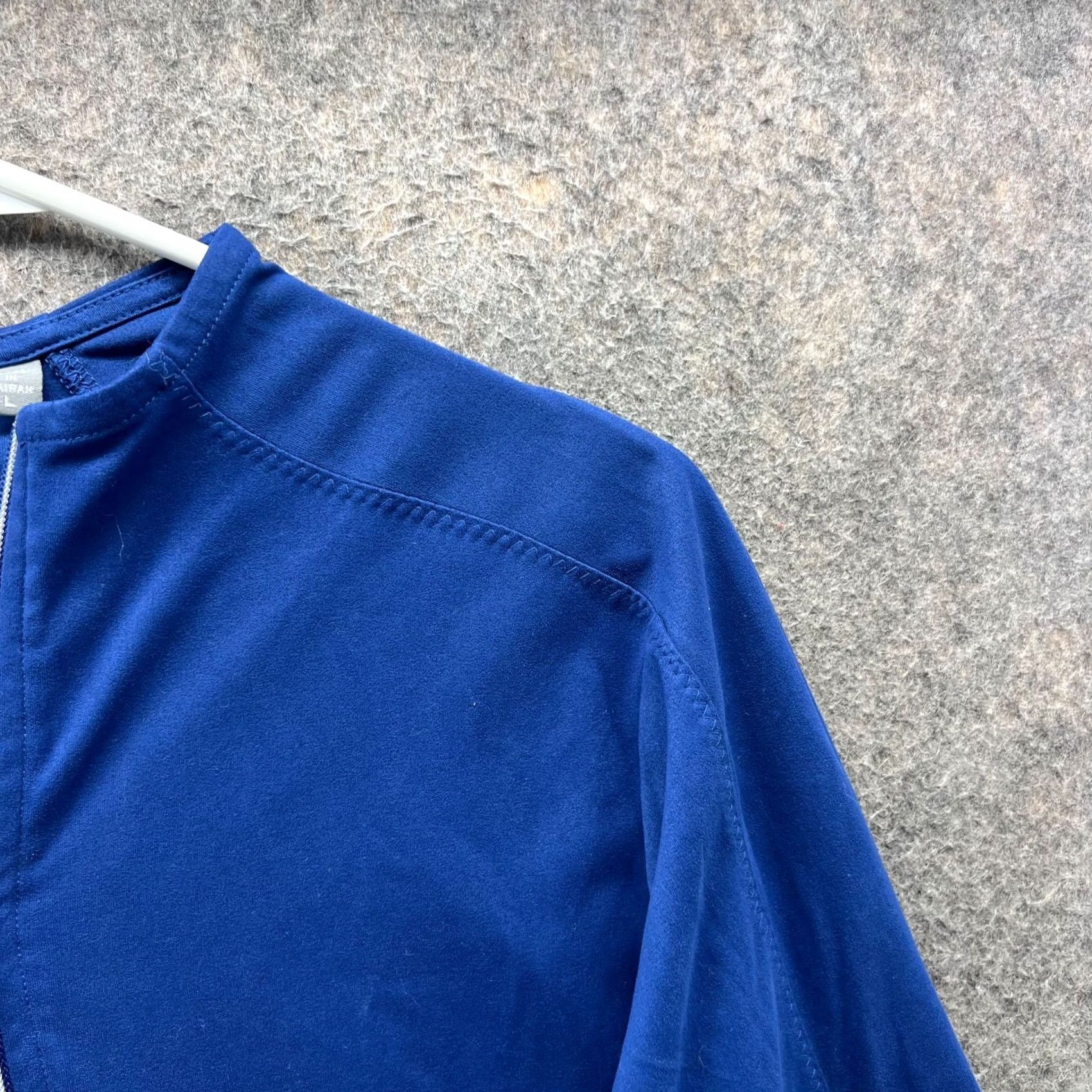 Vintage Greg Norman Sweatshirt Women Large Blue 1/4 Zip Long Sleeve Activewear Sports Knit Mock Neck Pullover Size L / US 10 / IT 46 - 6 Thumbnail