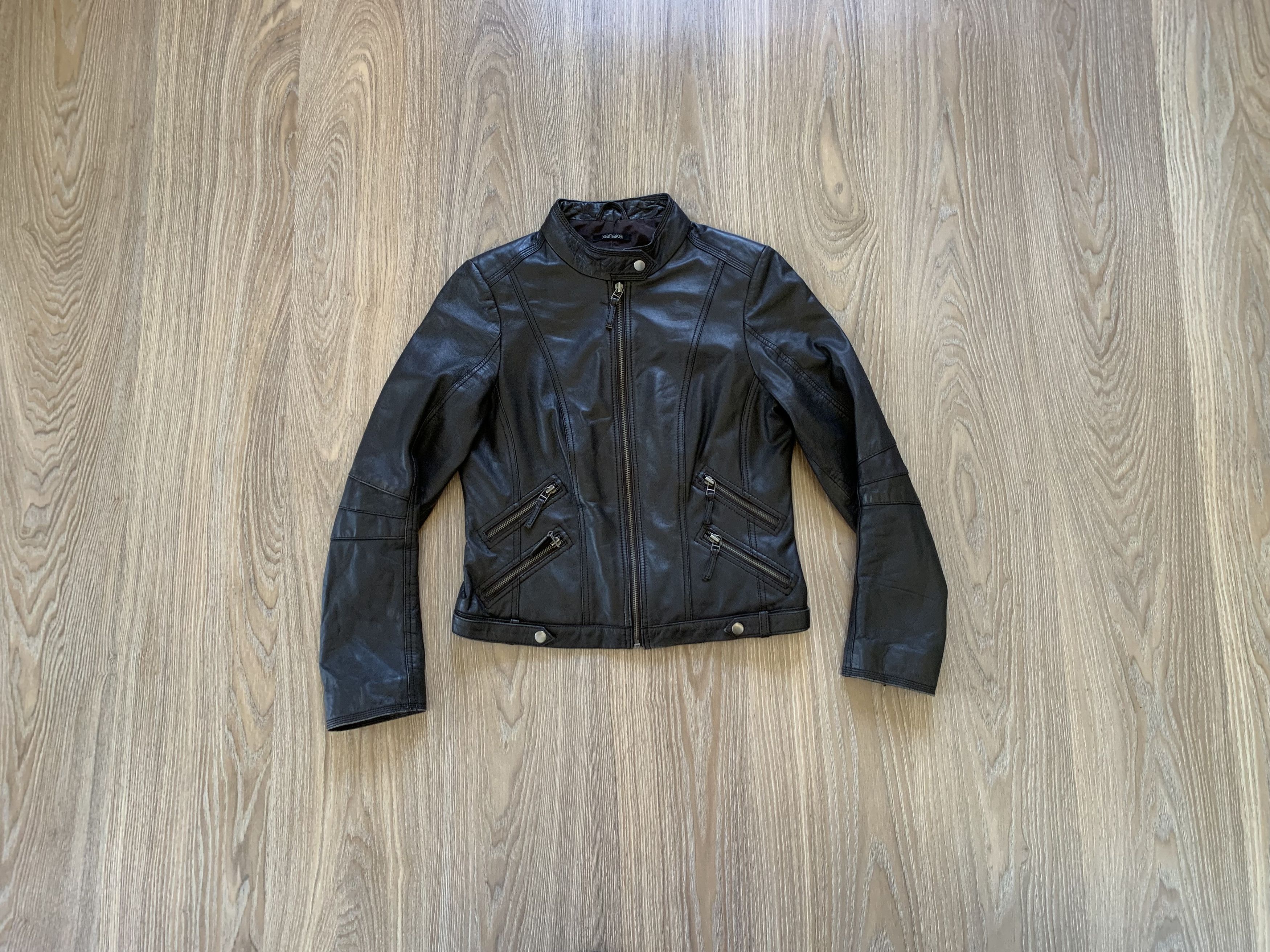 Japanese Brand Vintage Xanaka Leather Biker Jacket Size M / US 6-8 / IT 42-44 - 10 Thumbnail