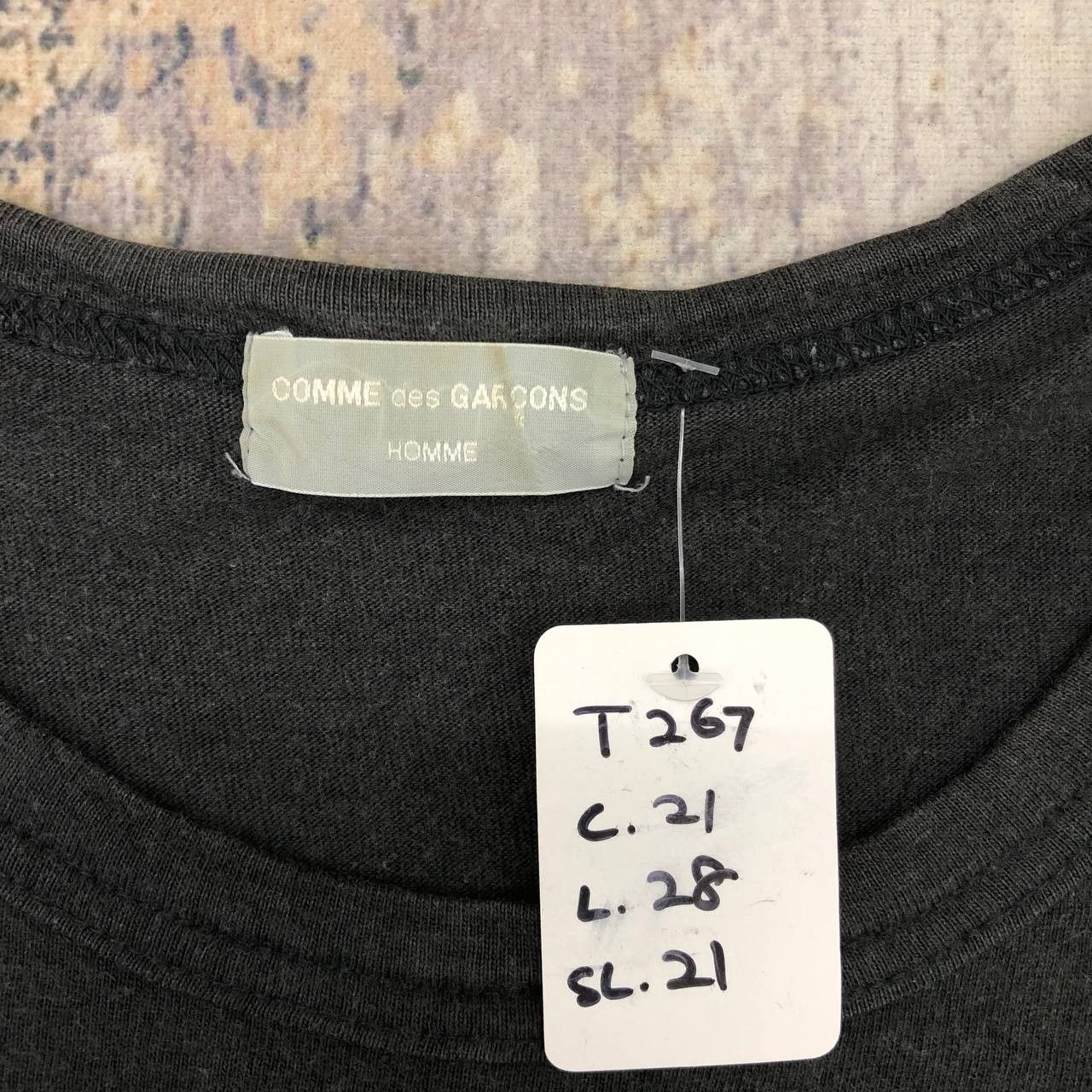 Comme des Garcons Homme T267 COMME DES GARCONS HOMME LONG SLEEVE TEE Size US M / EU 48-50 / 2 - 7 Thumbnail
