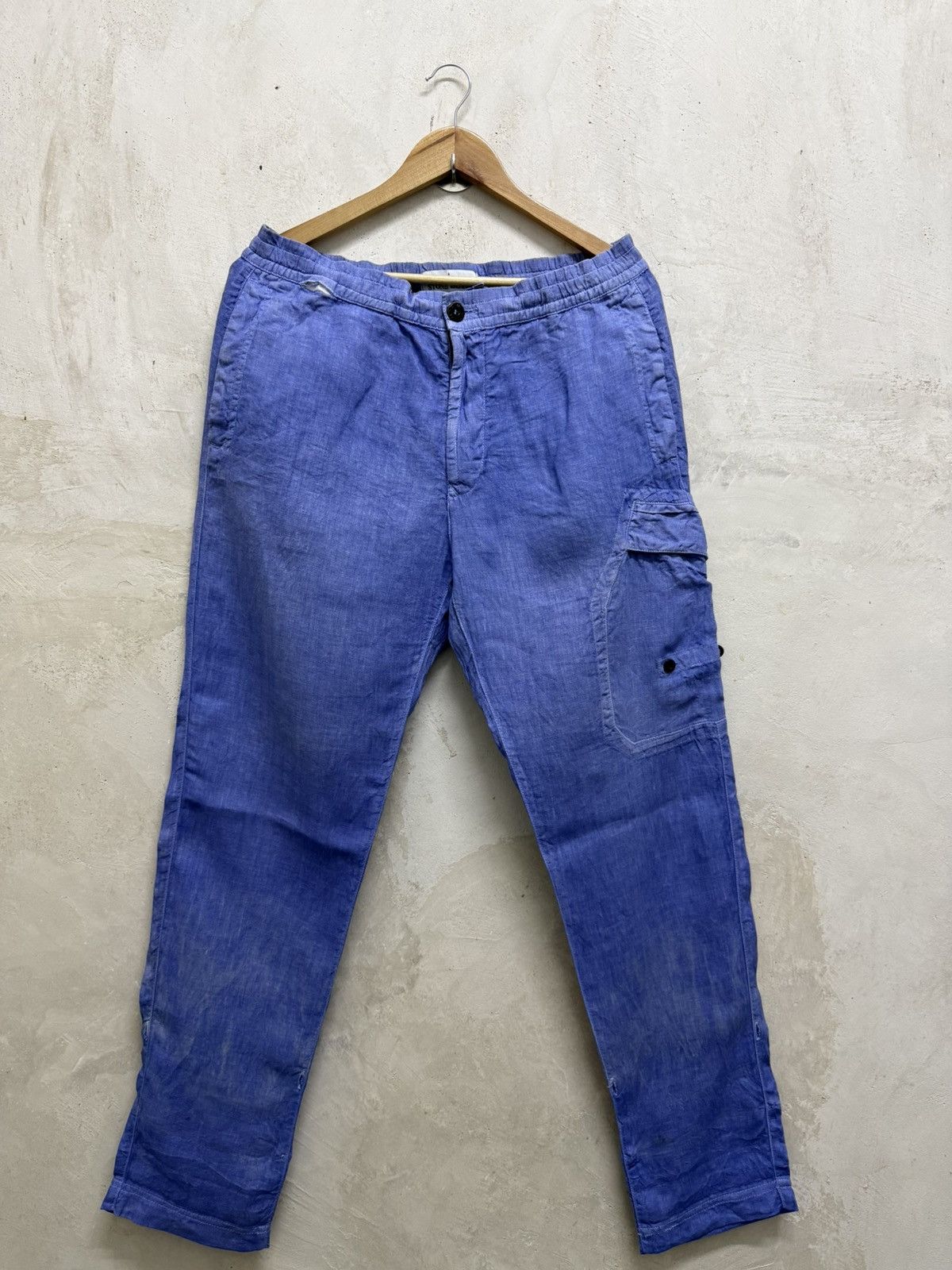 Stone Island Stone Island Garment Dyed Relaxed Cargo Pants Size US 34 / EU 50 - 1 Thumbnail