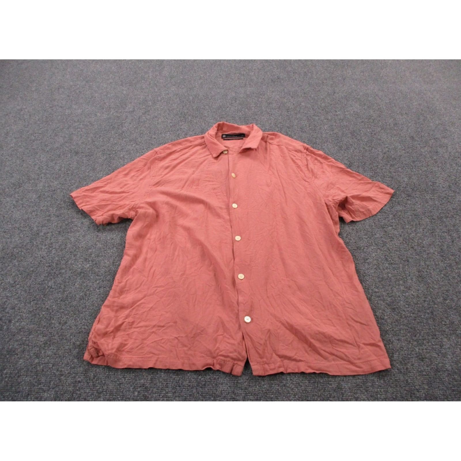 Allsaints All Saints Shirt Mens L Pink Viscose Polo Golf Casual Preppy Size US L / EU 52-54 / 3 - 2 Thumbnail