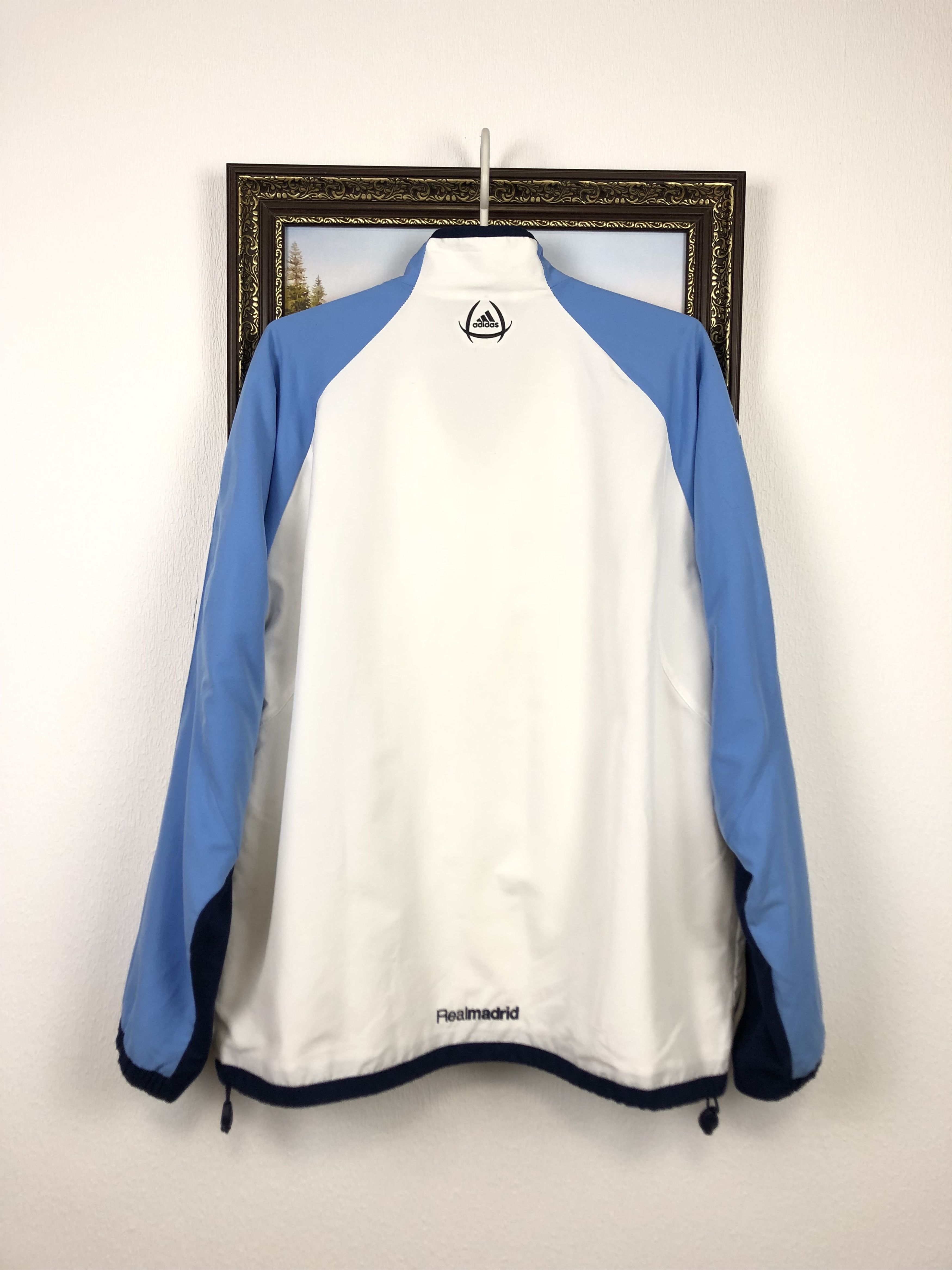 Adidas × Vintage Vintage Real Madrid Football Jacket Soccer Track Top Zip Size US L / EU 52-54 / 3 - 18 Thumbnail