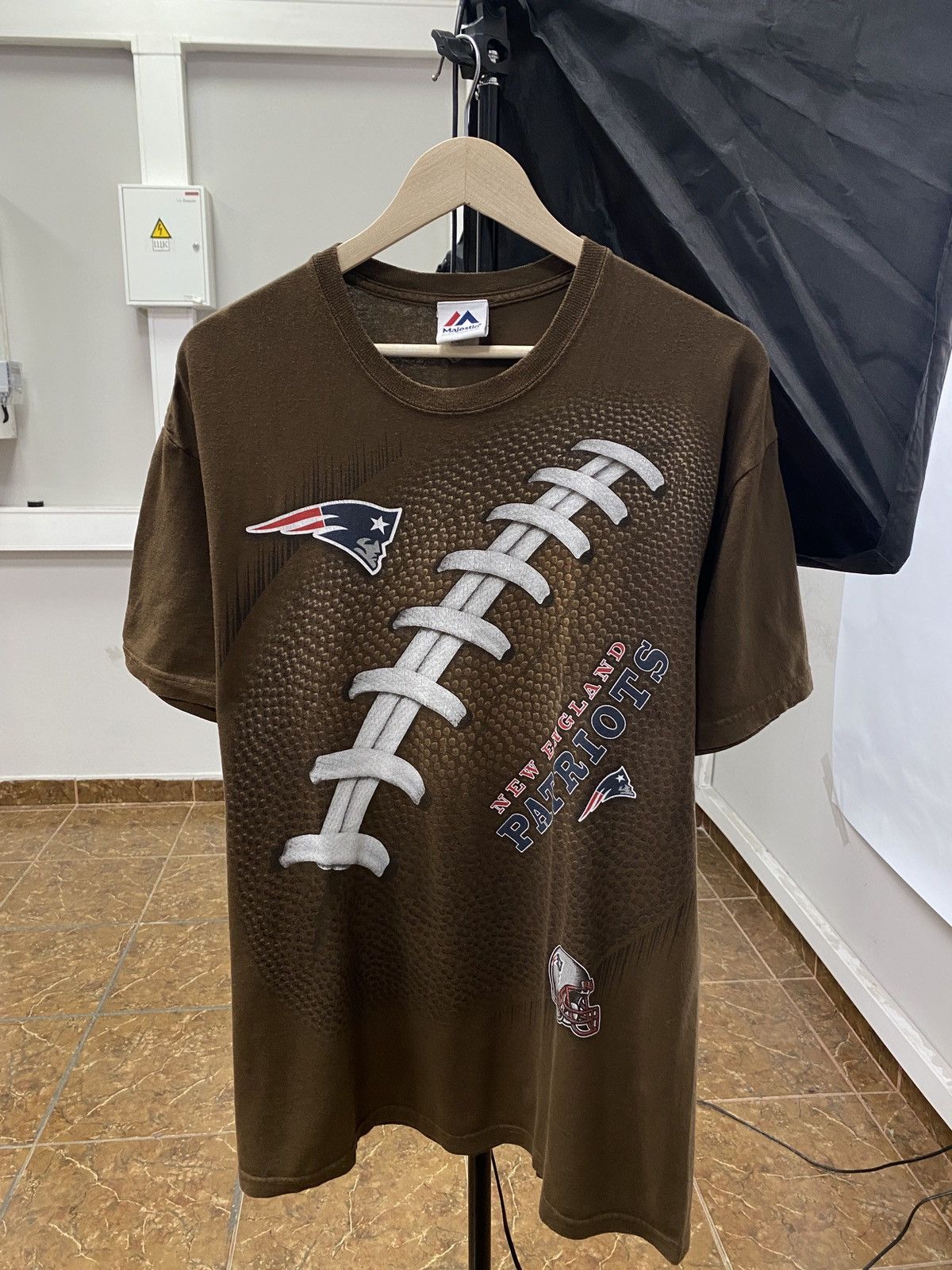 Majestic 🏈 Vintage 90s New England Patriots NFL Football Jersey Rugby Size US L / EU 52-54 / 3 - 1 Thumbnail