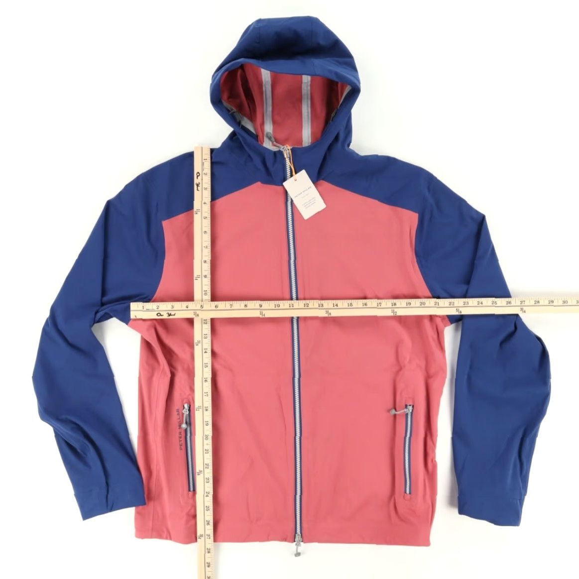 Peter Millar Peter Millar Hyperlight Link Hooded Colorblock Long Sleeve Jacket Men's L Size US L / EU 52-54 / 3 - 3 Thumbnail