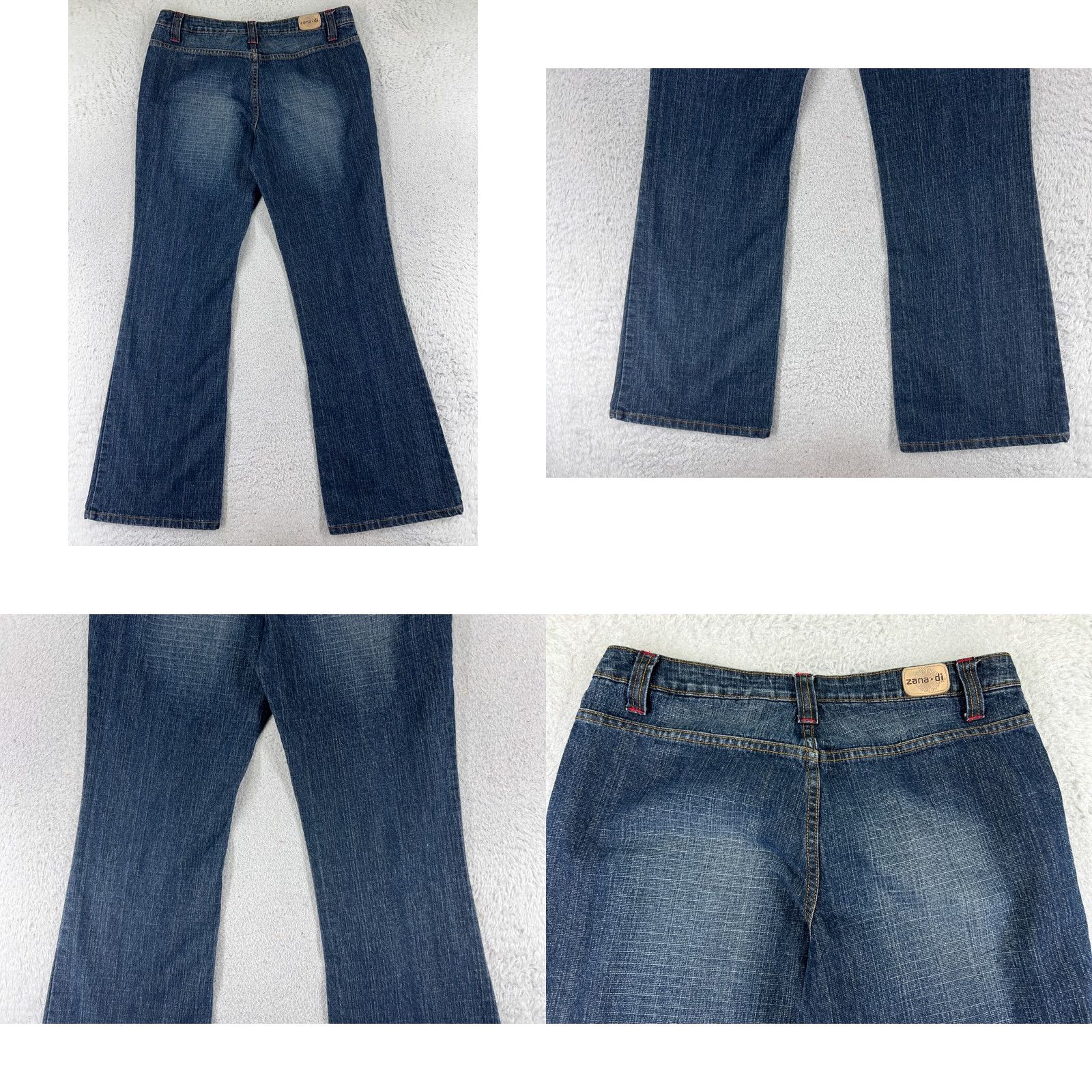Vintage Zana Di Jeans Women 13 Blue Denim Bootcut 31x31 Cotton Blend Ramie 5-Pocket Pockets Regular Jeans Style American Designer Mens? Size 34" / US 12 / IT 48 - 9 Thumbnail