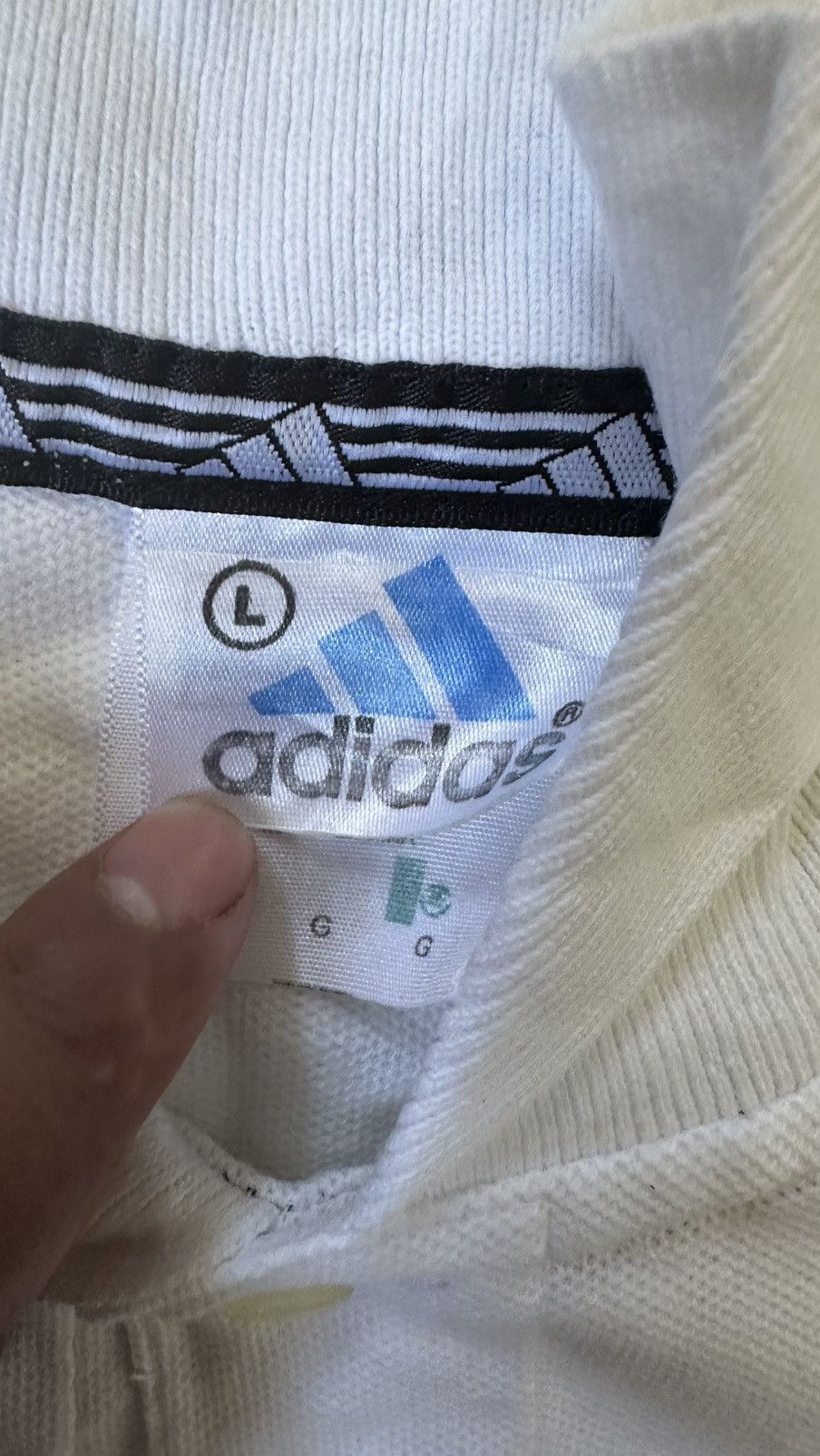 Adidas VINTAGE ADIDAS POLO TEE Size US L / EU 52-54 / 3 - 7 Thumbnail