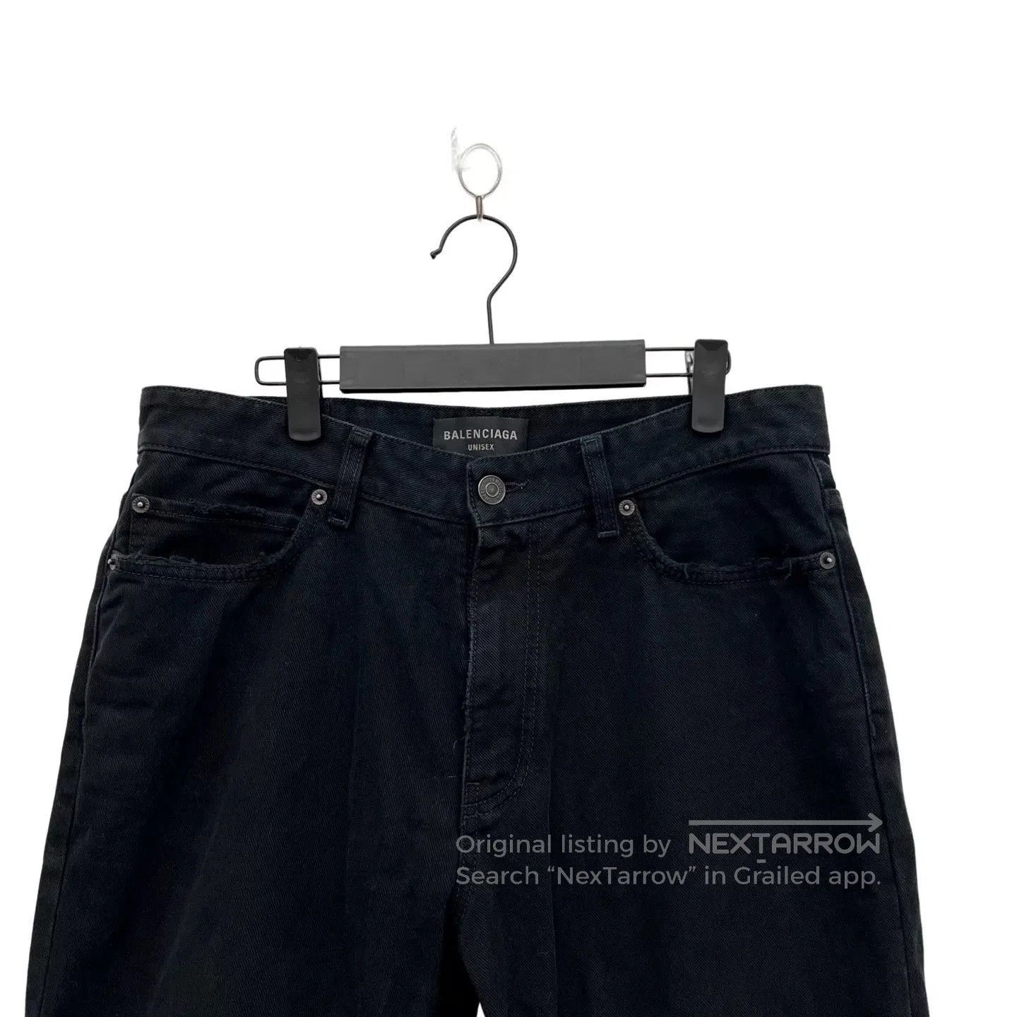 Balenciaga Balenciaga Fringe Denim Shorts. Size US 26 / EU 42 - 5 Thumbnail
