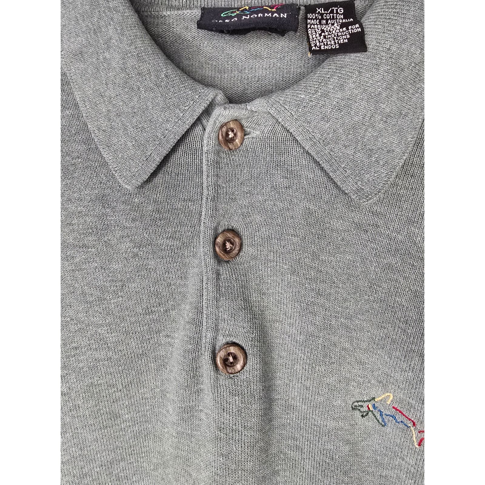 Greg Norman Greg Norman Sweatshirt Golf Polo XL Gray Long Sleeve Sweater Size US XL / EU 56 / 4 - 3 Thumbnail