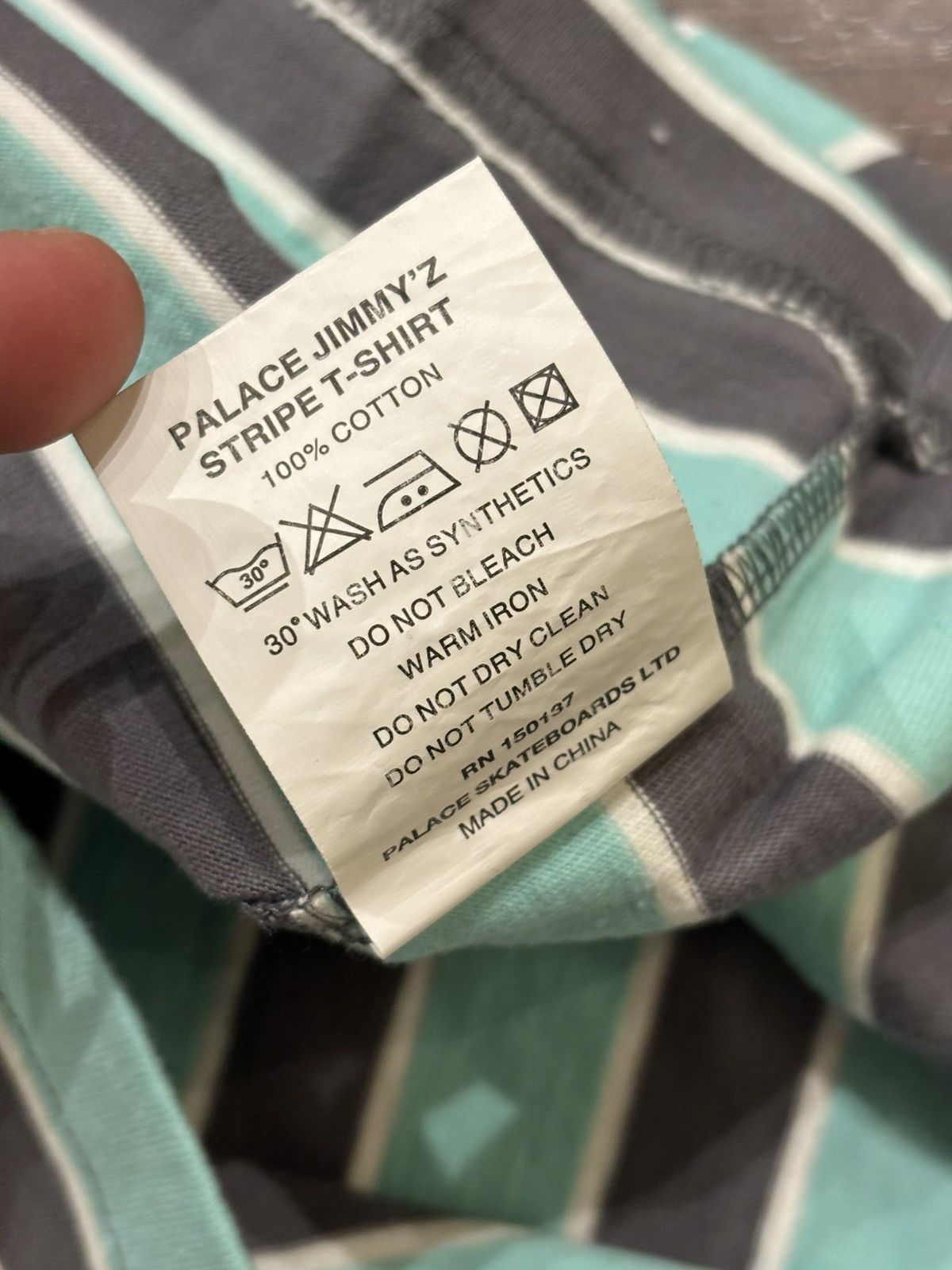 Palace Palace Jimmyz Striped Tee Size US XL / EU 56 / 4 - 6 Thumbnail