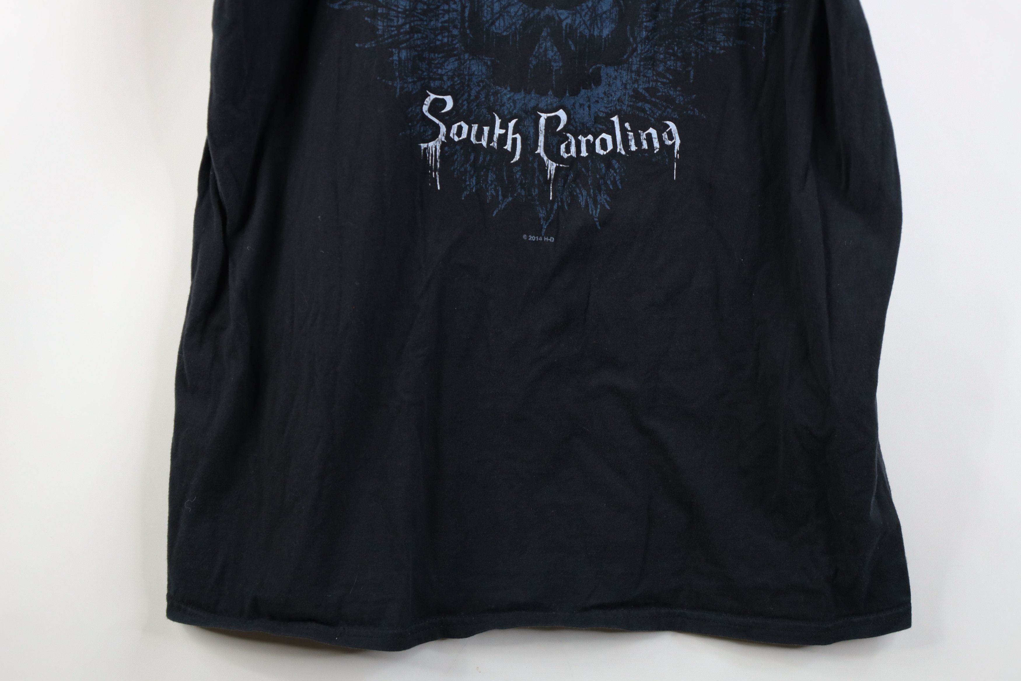 Harley Davidson Vintage Y2K Harley Davidson Myrtle Beach Skull Wing T-Shirt Size US L / EU 52-54 / 3 - 15 Thumbnail