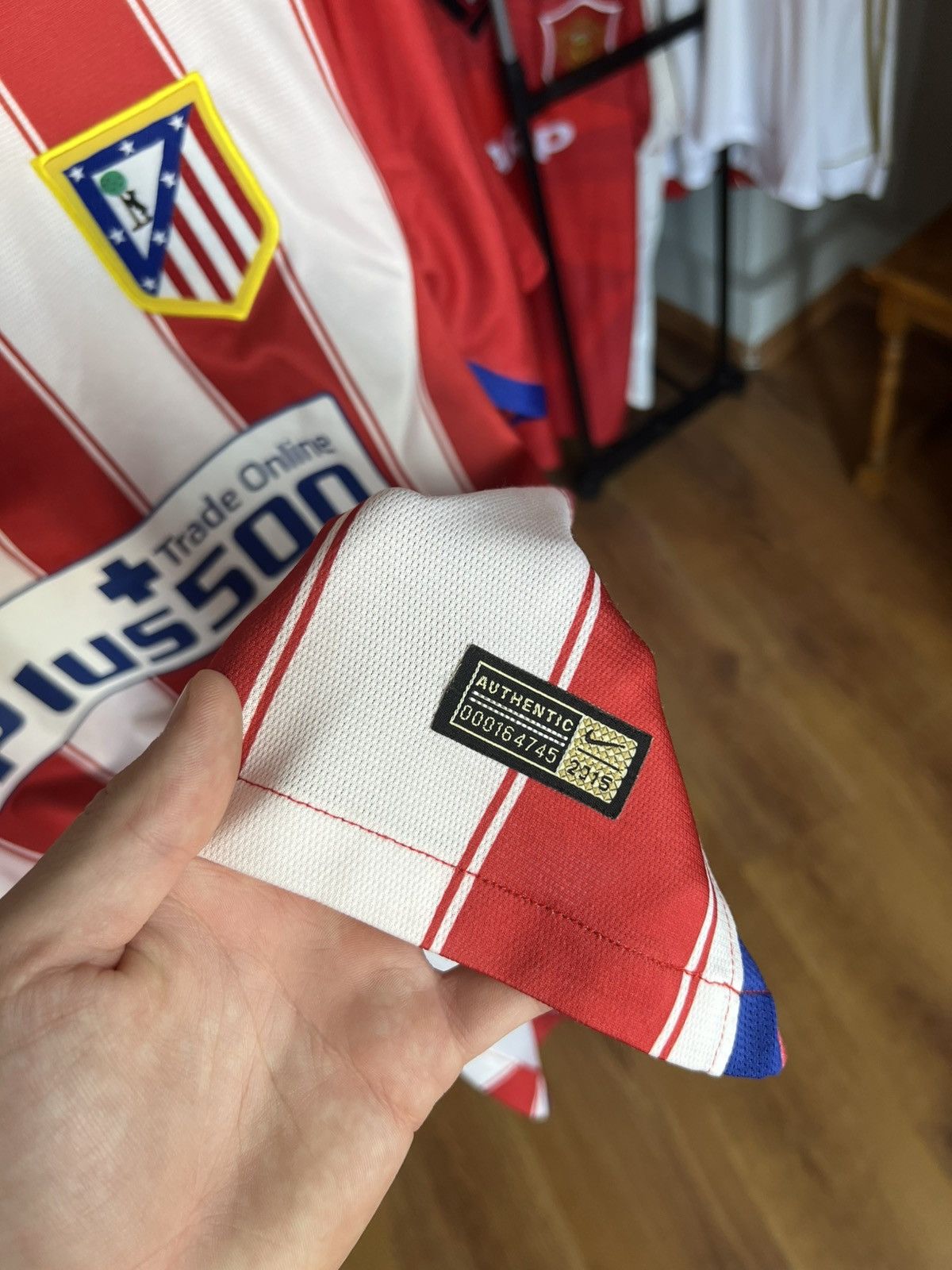 Nike Soccer Jersey Nike Atletico Madrid 2015/16 F. Torres #9 Size US L / EU 52-54 / 3 - 9 Thumbnail