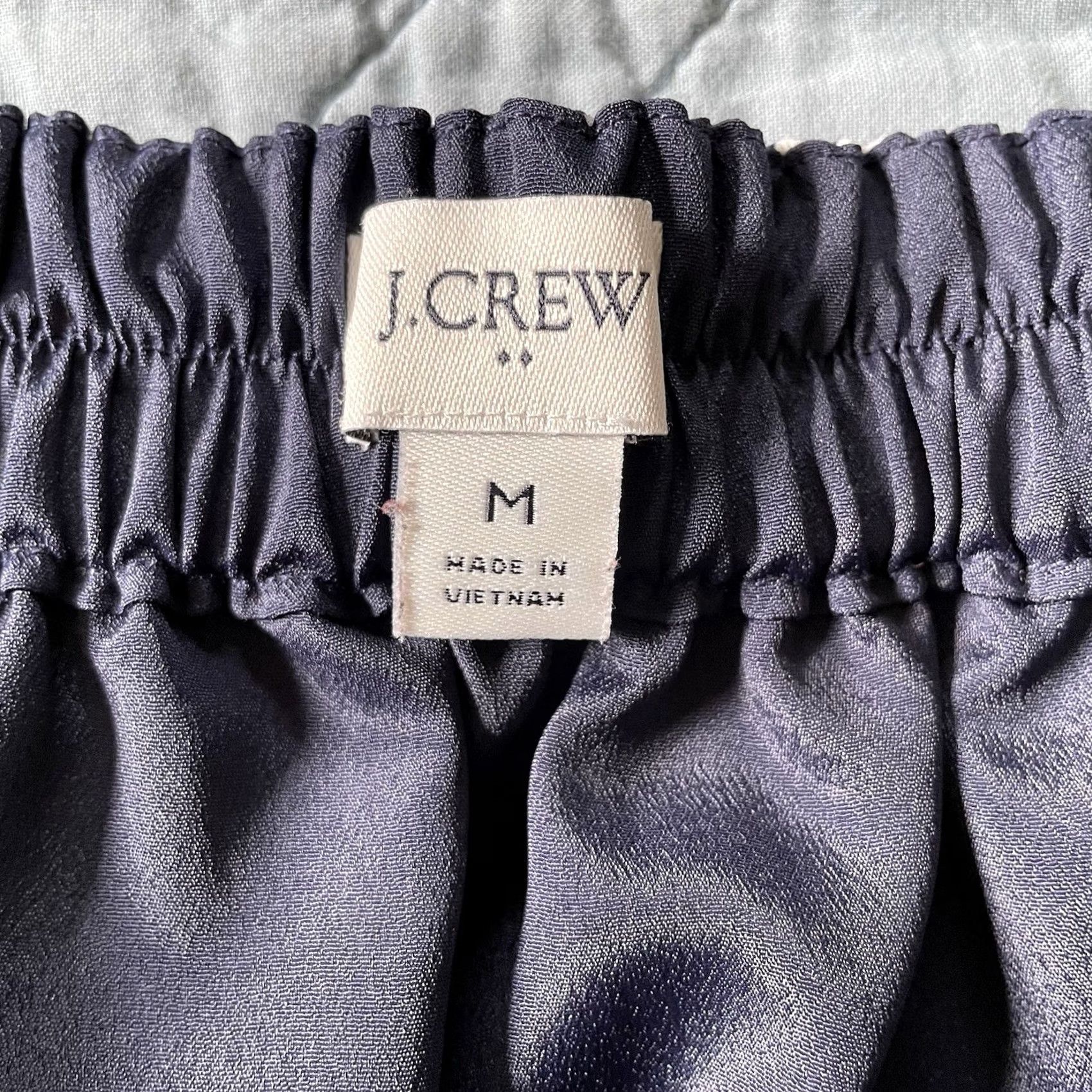 J.Crew J.CREW Women's M Navy Blue White Floral Preppy Ruffle Mini Skirt Skirt Womens M Navy Blue White Floral Preppy Ruffle Mini Skirt Size 32" / US 10 / IT 46 - 6 Thumbnail