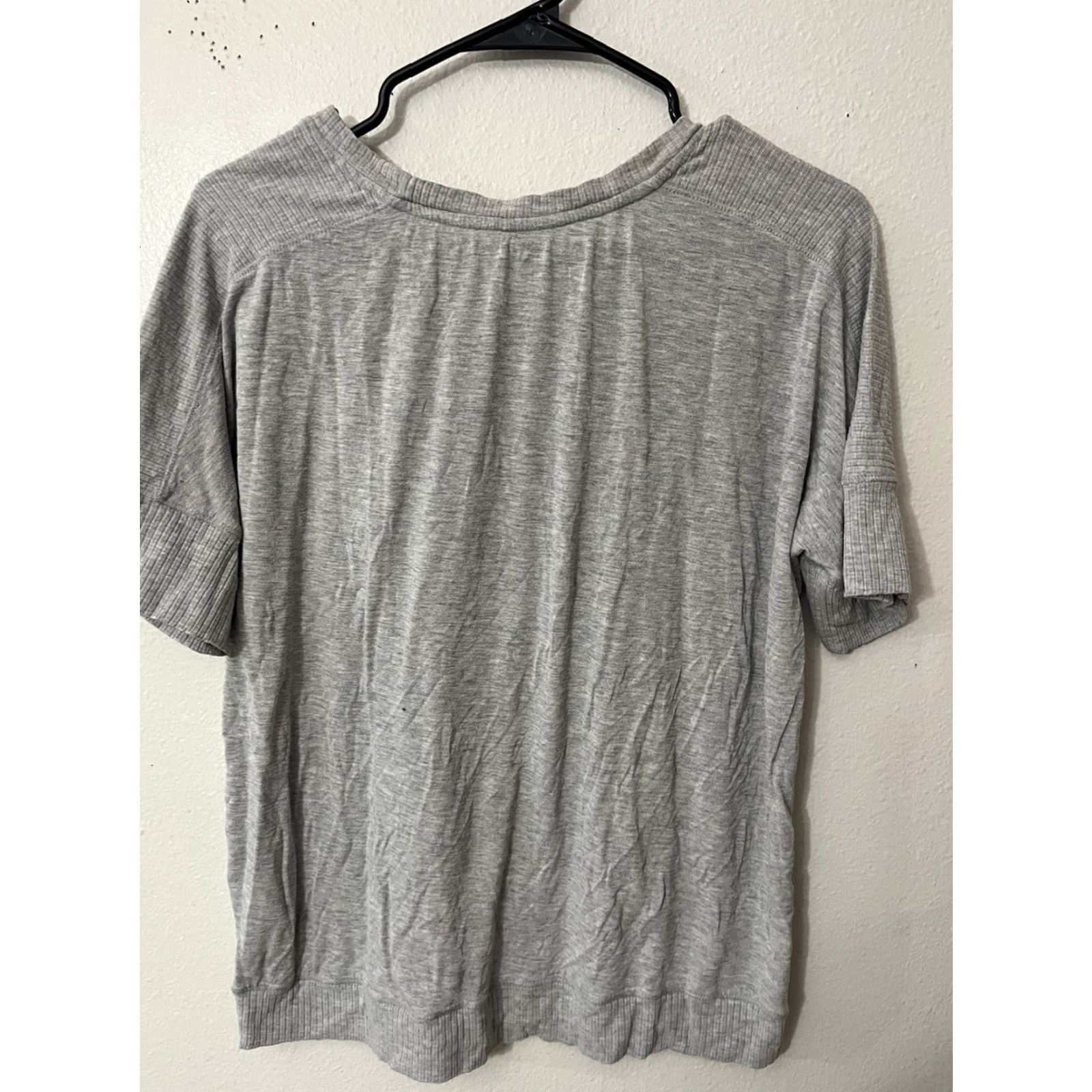 DKNY DKNY Women's Crew Neck T-Shirt Sz Medium Gray Logo Pullover Casual Fall Spring Winter Size M / US 6-8 / IT 42-44 - 3 Thumbnail