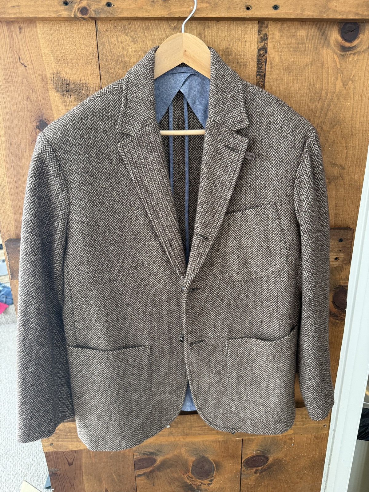 Monitaly Monitaly Tweed Blazer Size 42R - 5 Thumbnail