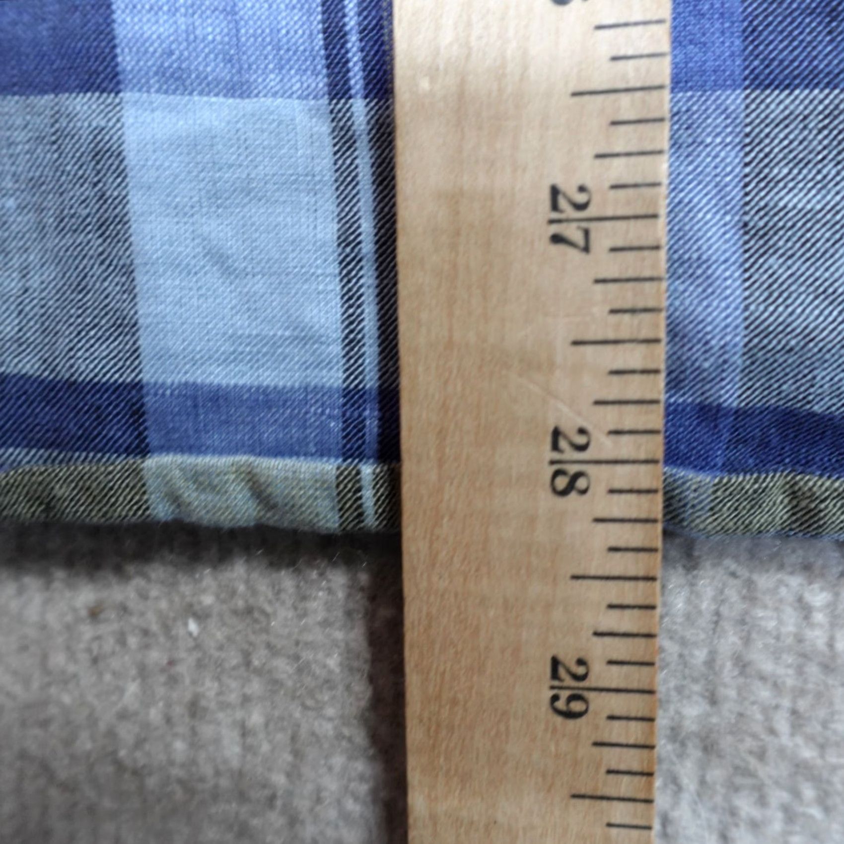 UNTUCKit UNTUCKit Mens Shirt L Blue Plaid 100% Linen Wrinkle Resistant Button-Up Collared Long Sleeve Size US L / EU 52-54 / 3 - 5 Thumbnail