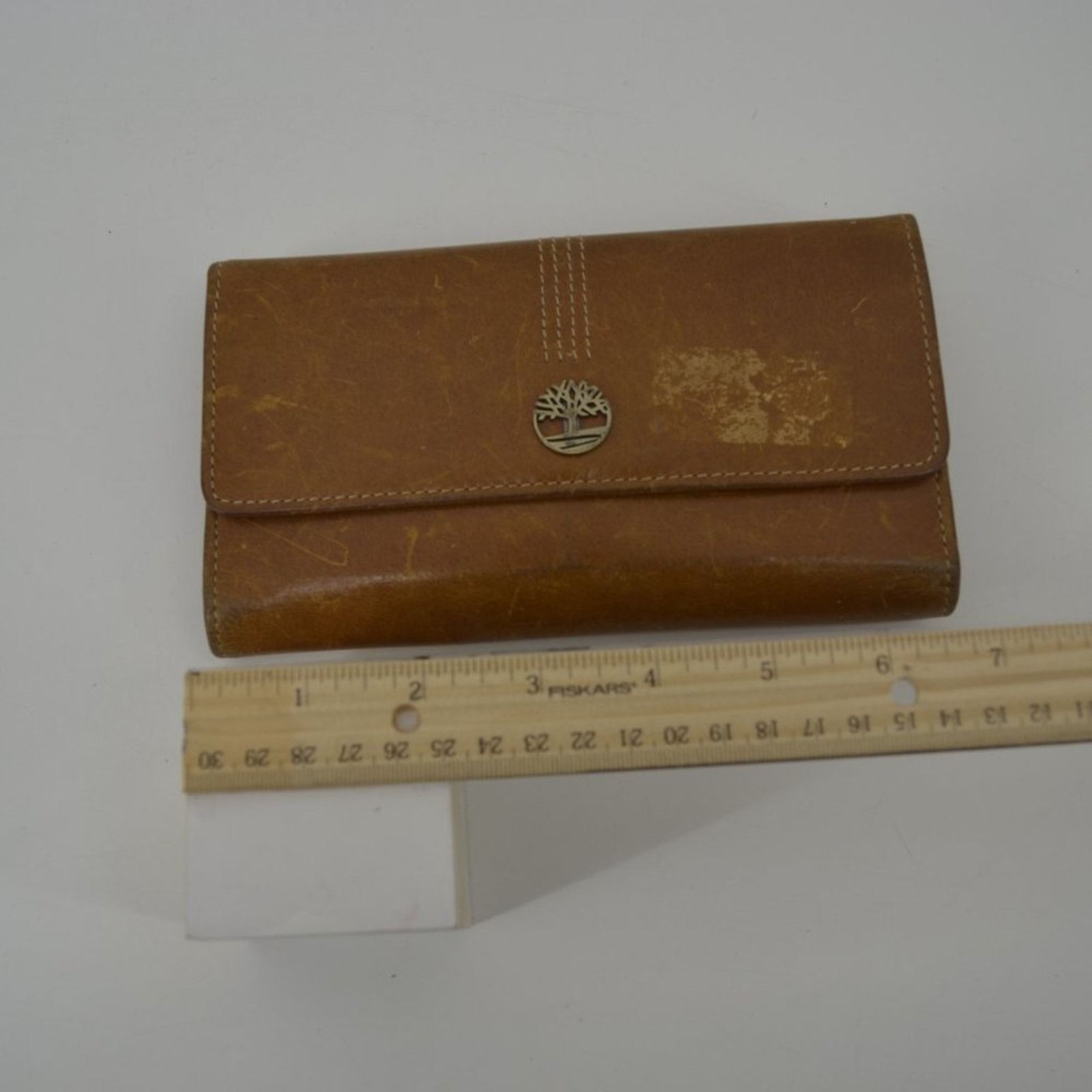 Timberland Timberland Genuine Leather Trifold Wallet Brown Brown Cards Size ONE SIZE - 4 Thumbnail