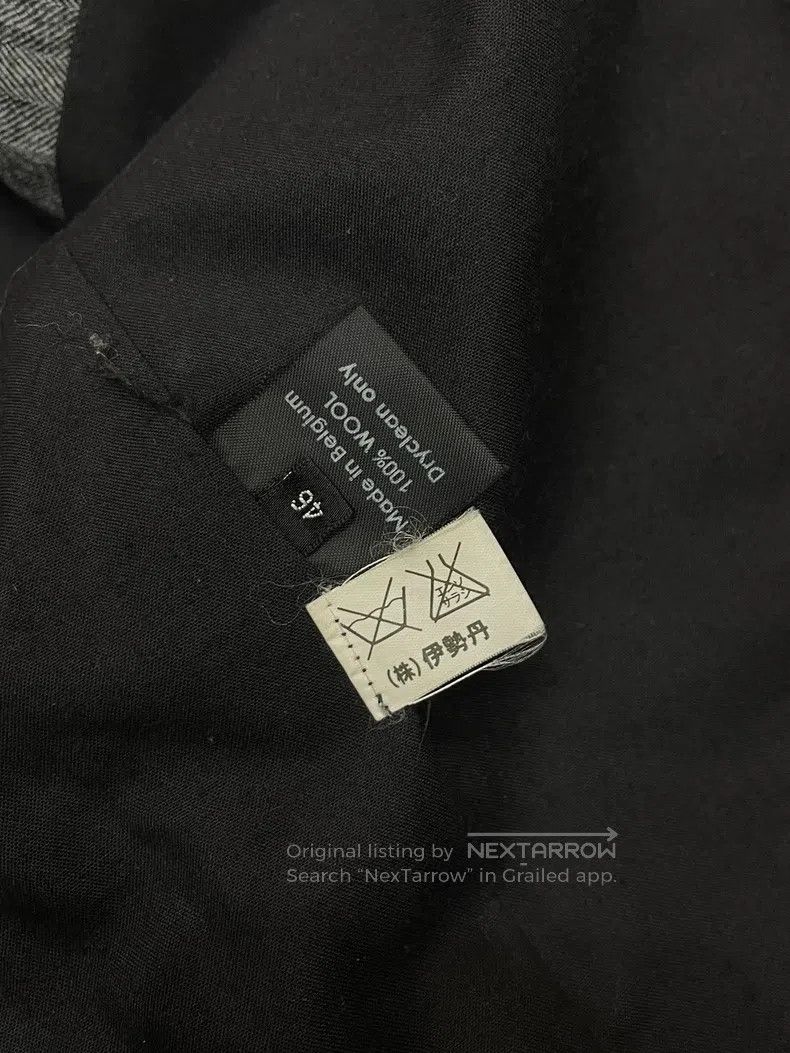 Raf Simons Raf Simons 2009 show style wool gray dark pattern suit Size 46R - 3 Thumbnail