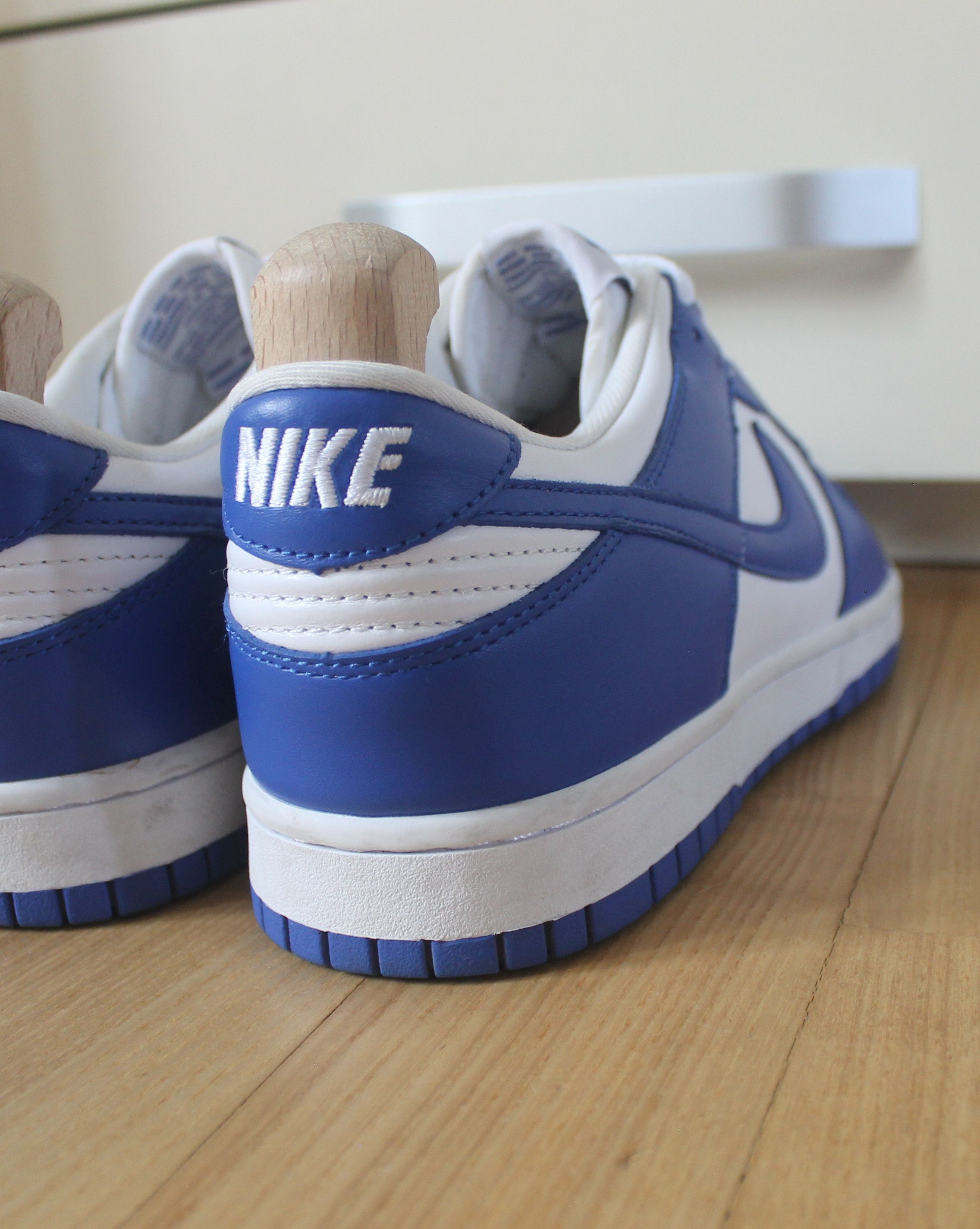 Nike Nike Dunk Low Retro Kentucky Varsity Royal Cobalt Blue White Size US 11 / EU 44 - 9 Thumbnail
