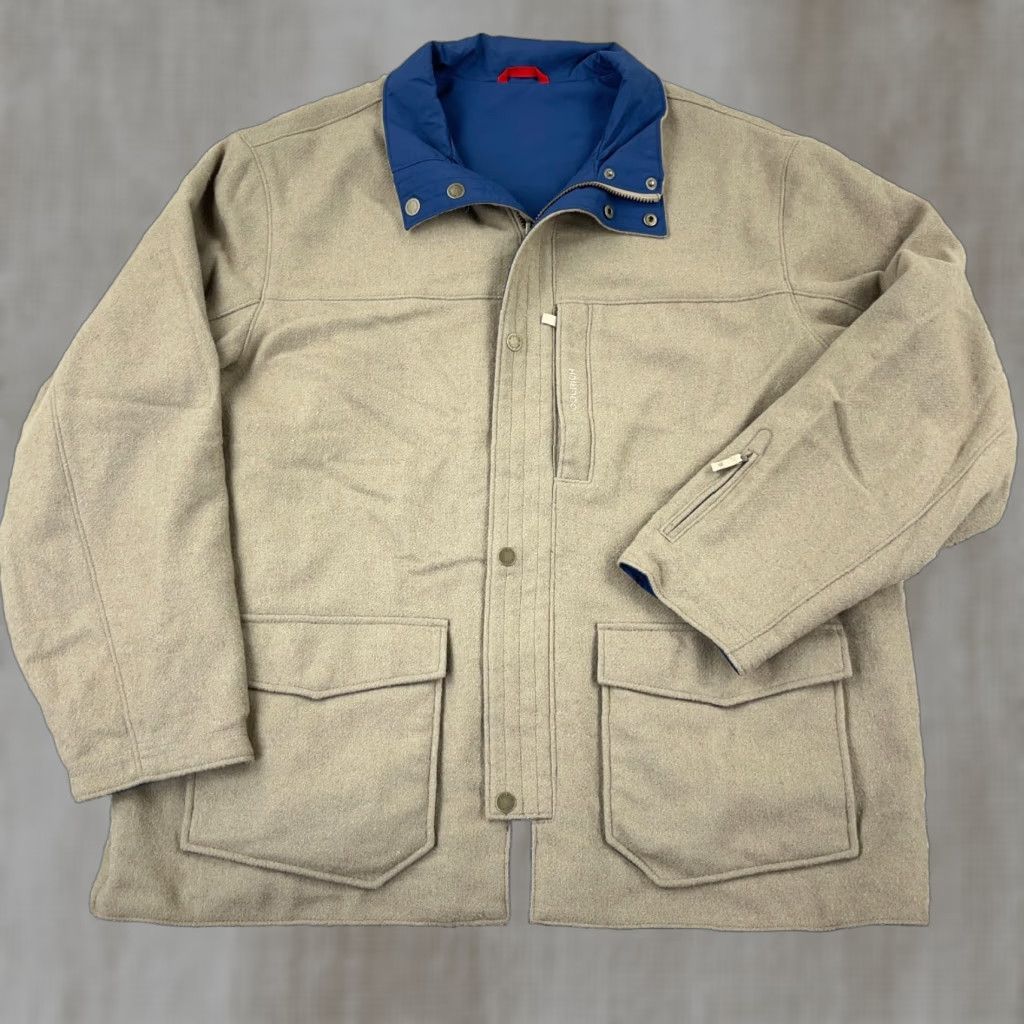 Vintage VINTAGE Woolrich Jacket Men XL Reversible Cotton Nylon Overcoat Fall Winter Casual Size US XL / EU 56 / 4 - 1 Thumbnail