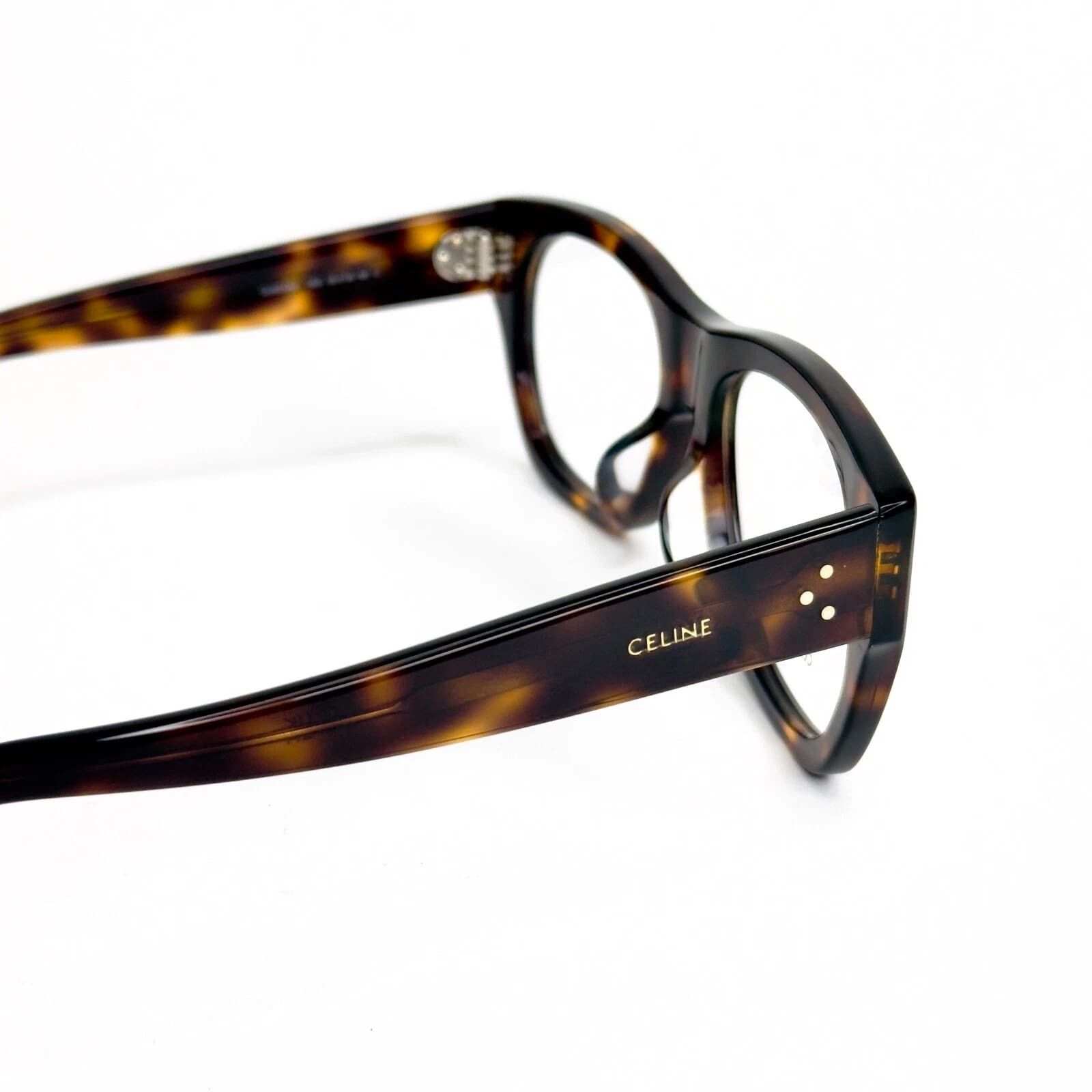 Celine CELINE 50154 BOLD 3 Dots Brown Optical Frame CL50154U 053 Size ONE SIZE - 5 Thumbnail