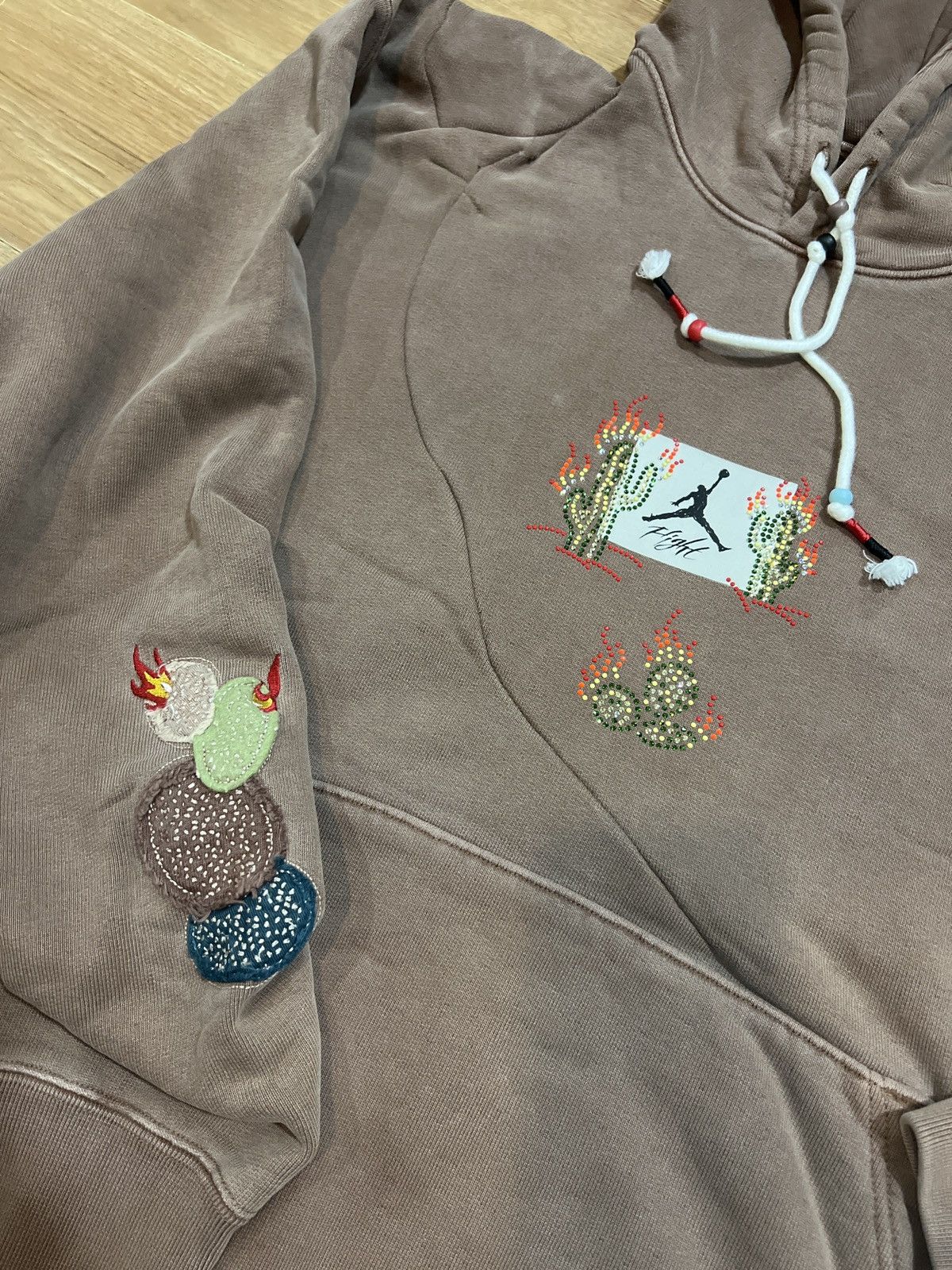 Jordan Brand × Travis Scott Air Jordan x Travis Scott Hoodie Catus Plant Brown DO4094256 Size US XXL / EU 58 / 5 - 3 Thumbnail