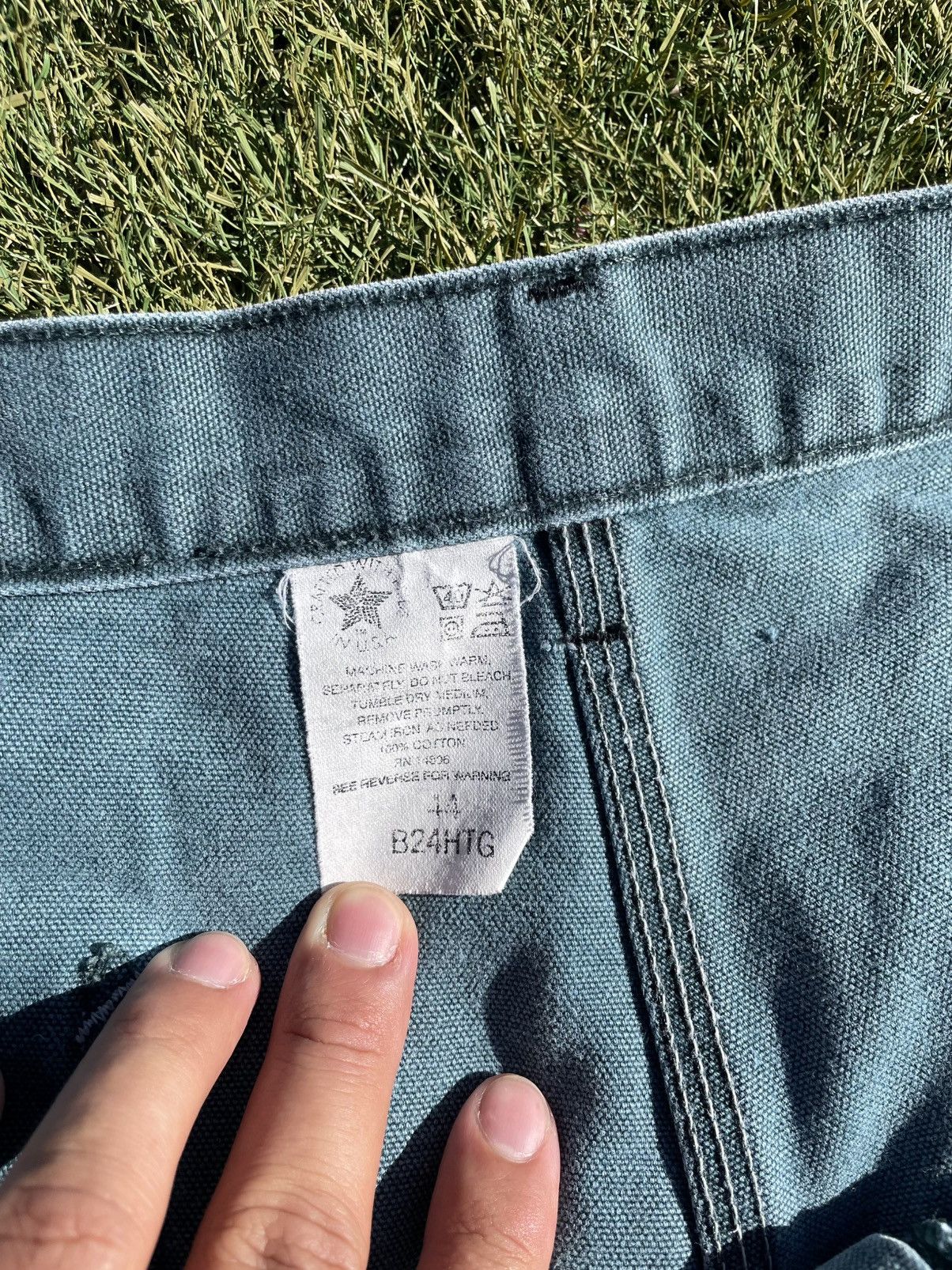 Carhartt Carhartt Shorts Mens 44 B24HTG Green Workwear Jorts Vintage Size US 44 / EU 60 - 3 Thumbnail