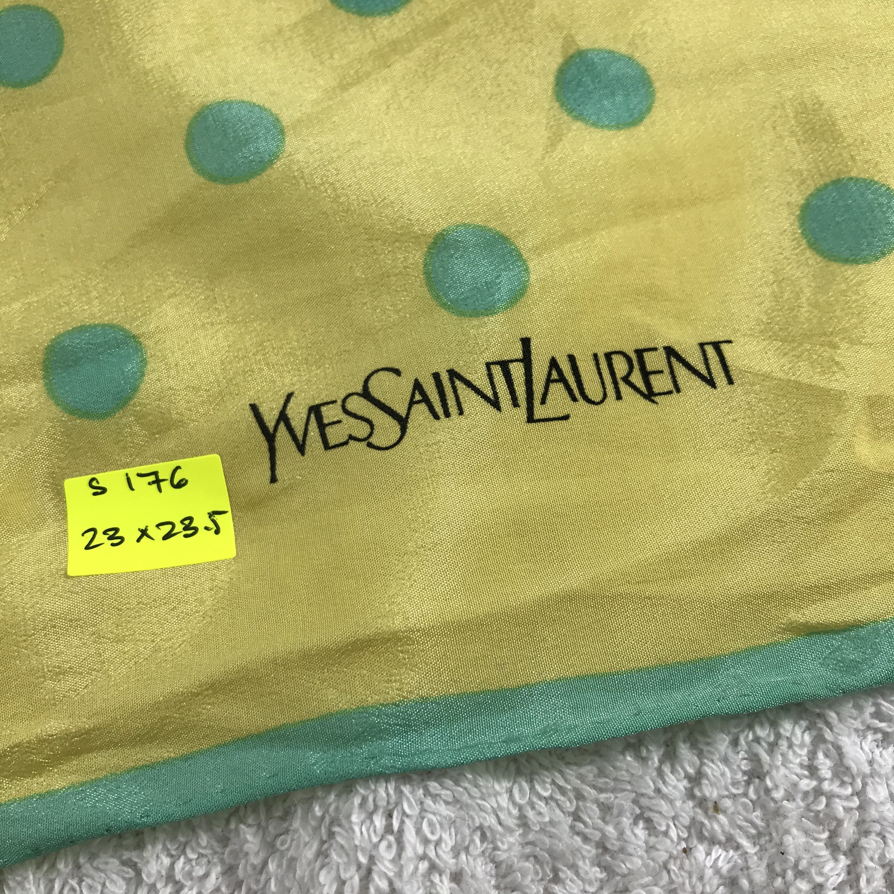 Vintage × Yves Saint Laurent Yves Saint Laurent Bandana / Handkerchief /Neckerchief -S176 Size ONE SIZE - 8 Thumbnail