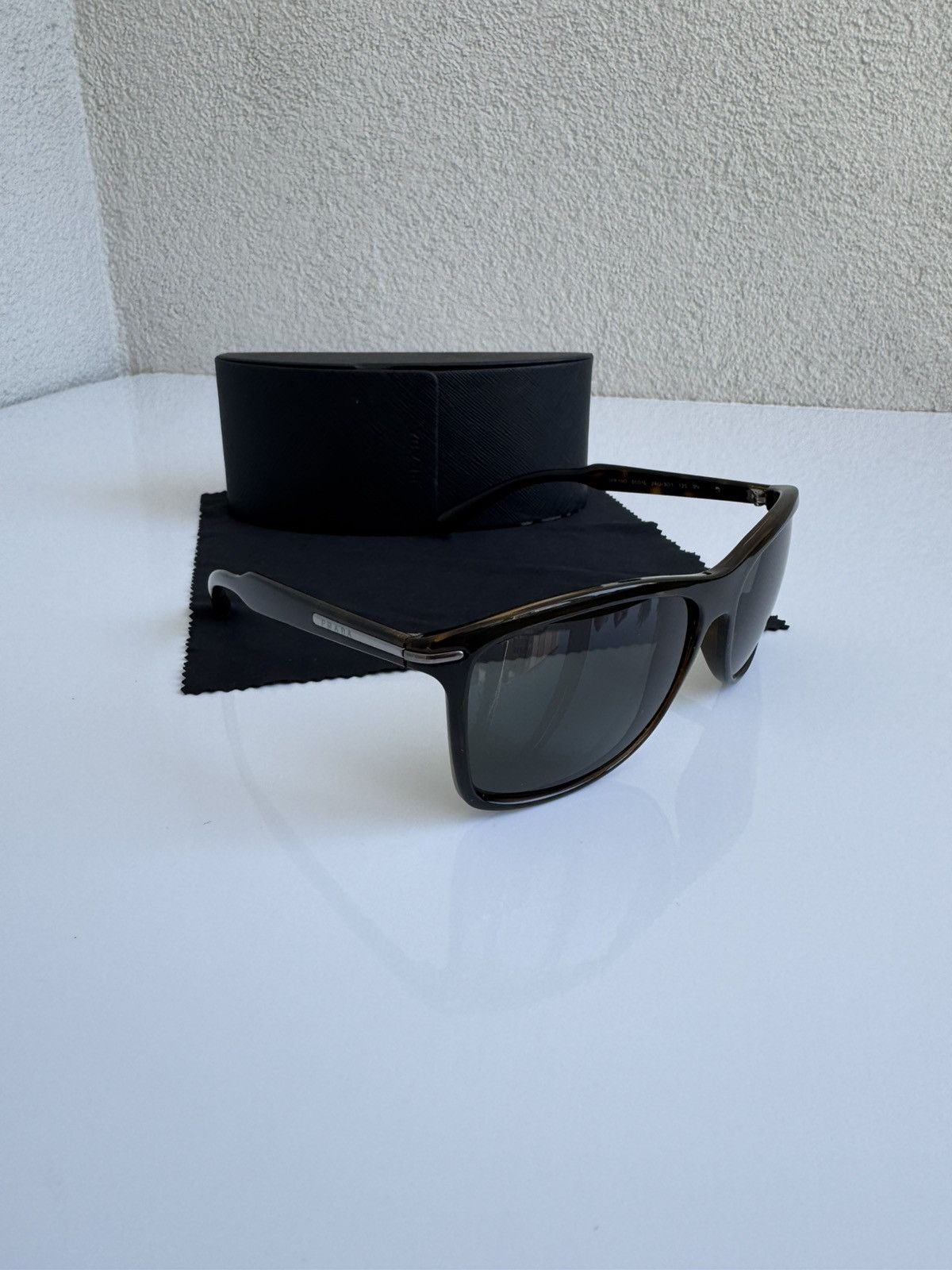 Prada Prada Sunglasses SPR 10O Brown Shield Sport Size ONE SIZE - 1 Thumbnail