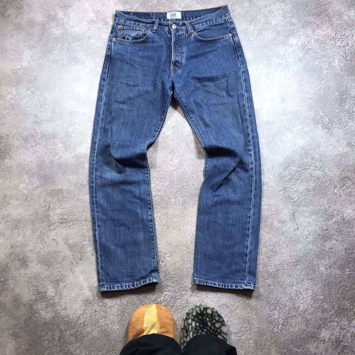 Vintage Vintage 90s Levis Baggy Distressed Thrashed Jeans Grunge 34 Size US 34 / EU 50 - 3 Thumbnail