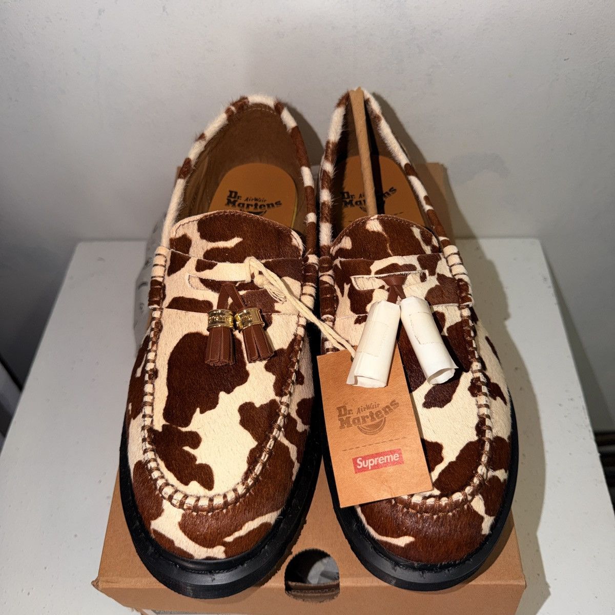 Dr. Martens × Supreme Penton TSL Supreme COW PRINT (DK BRN CREAM) Size US 11 / EU 44 - 2 Thumbnail