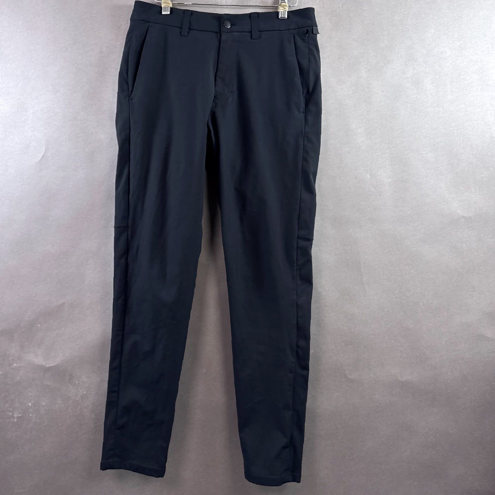 Lululemon Lululemon Mens Pants 30x31 Black Commission Slim Commute Warpstreme Chino Straight Pocket 5-Pocket Size US 30 / EU 46 - 2 Thumbnail