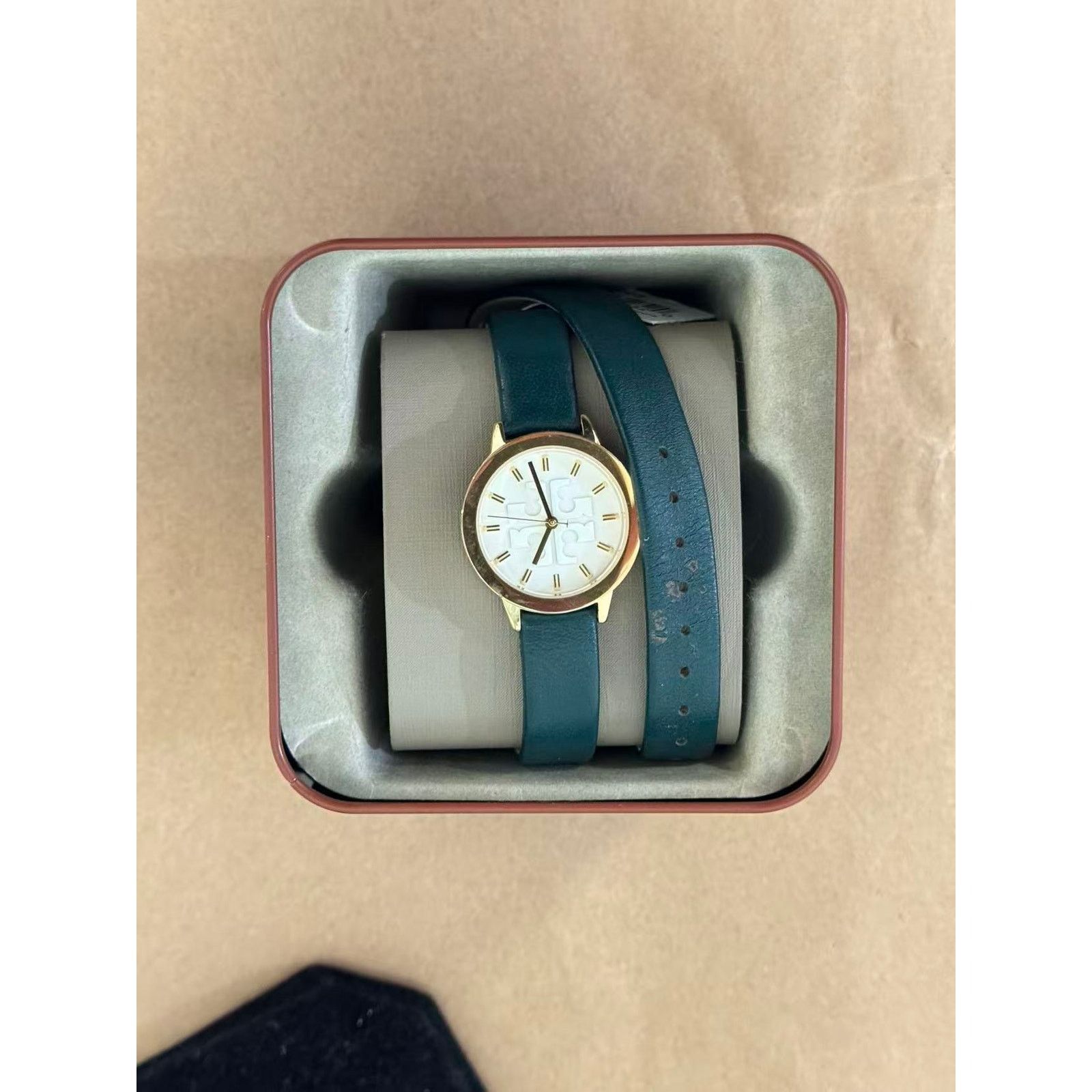 Tory Burch Tory Burch TBW2003 Gigi Valley Forge Green Leather Watch Size ONE SIZE - 1 Thumbnail